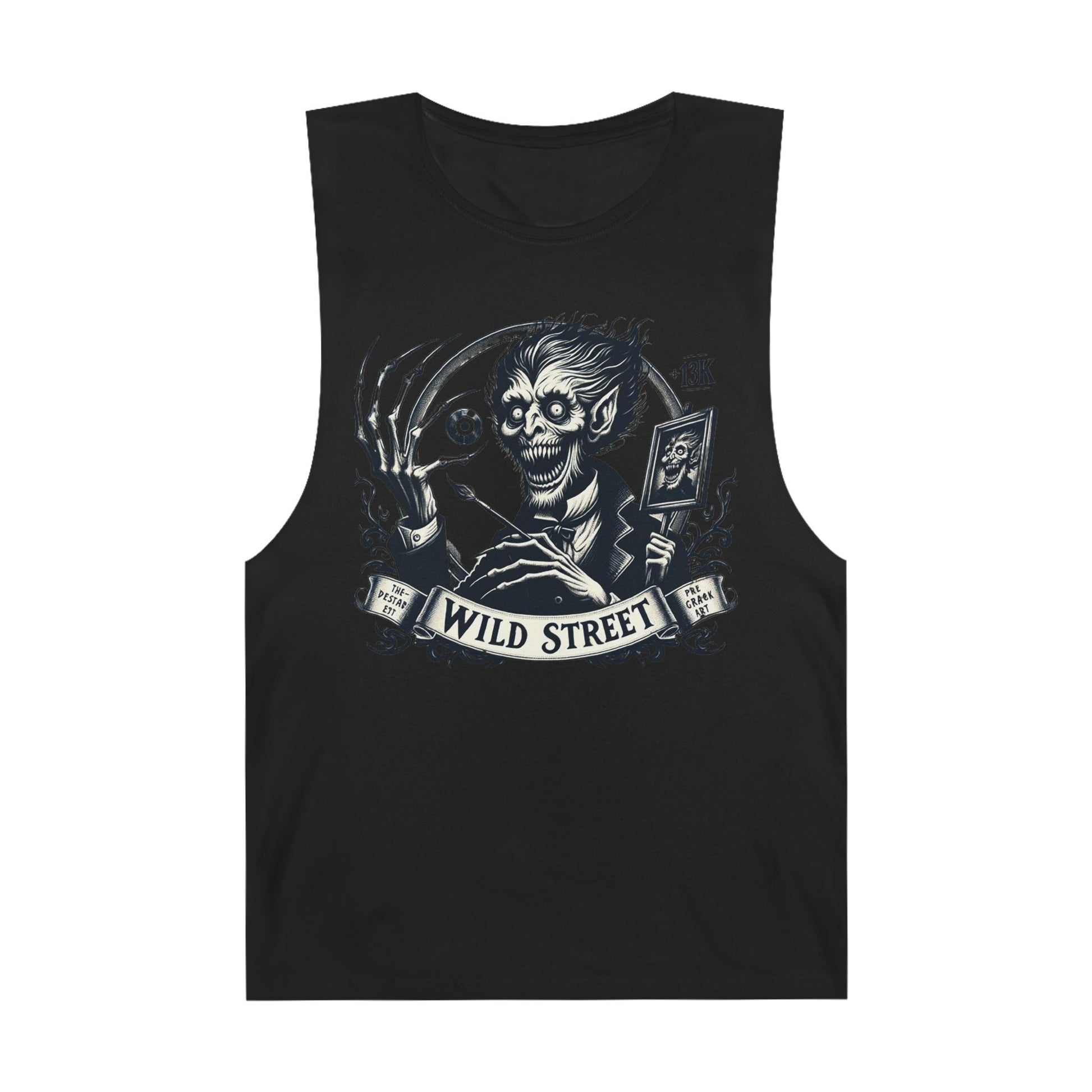 Crazy Wild Street Sleeveless Tee-Wild Street Graphic Tank Top, Gothic Style Apparel