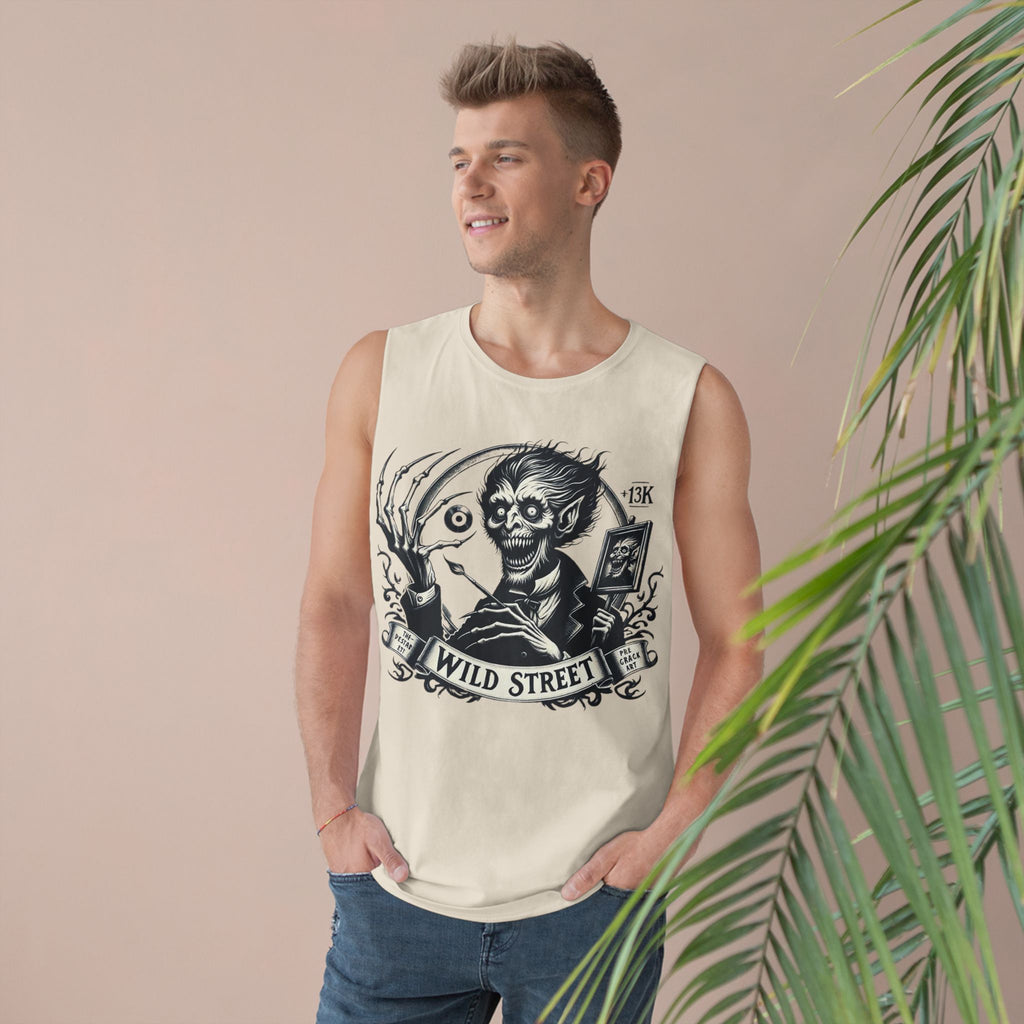 Crazy Wild Street Sleeveless Tee-Wild Street Graphic Tank Top, Gothic Style Apparel