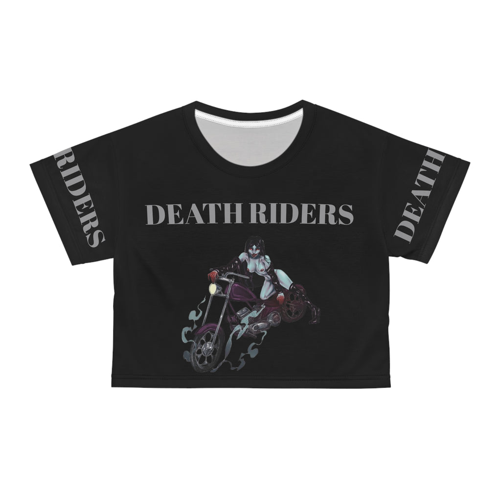 DEATH RIDERS Crop Tee (AOP)