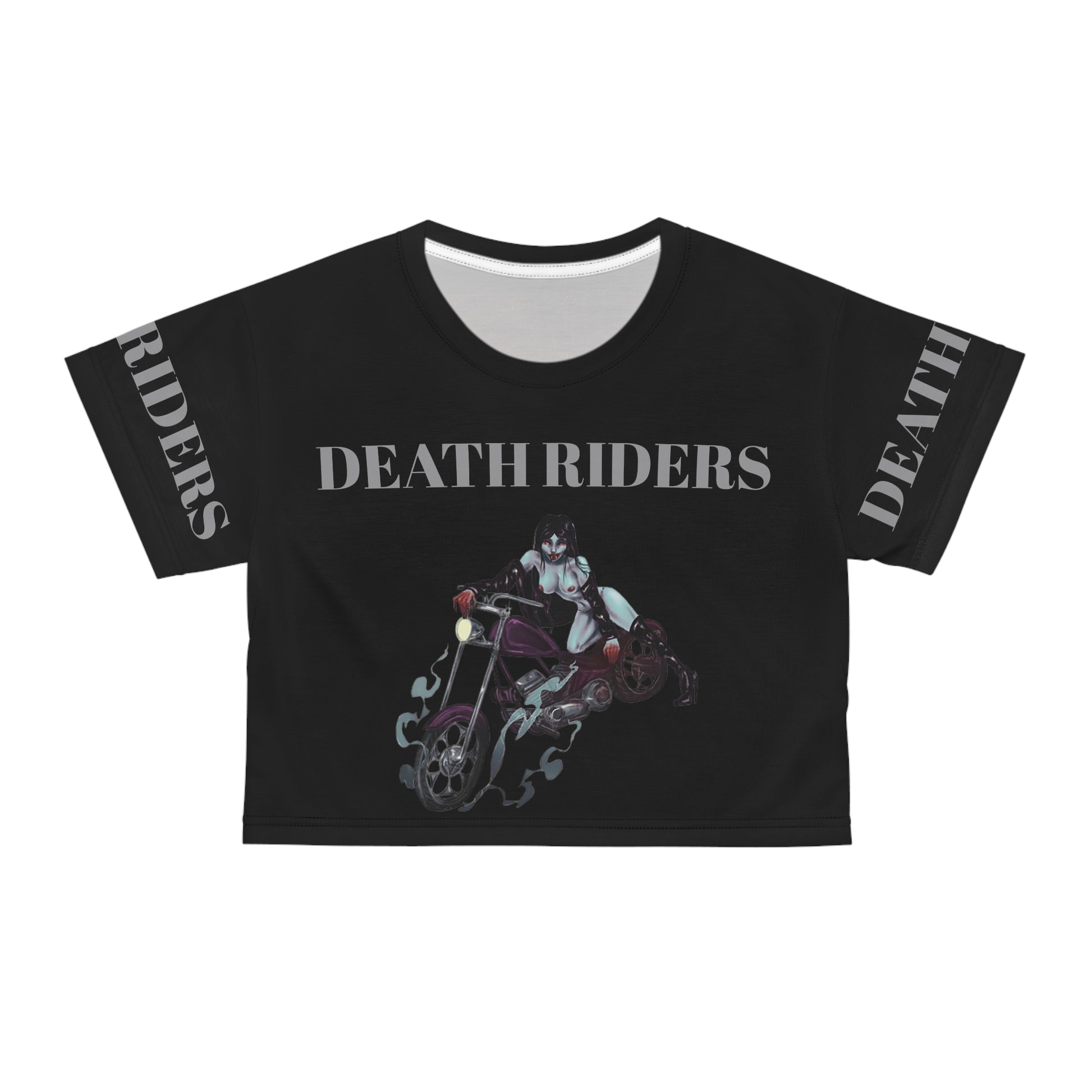 DEATH RIDERS Crop Tee (AOP)
