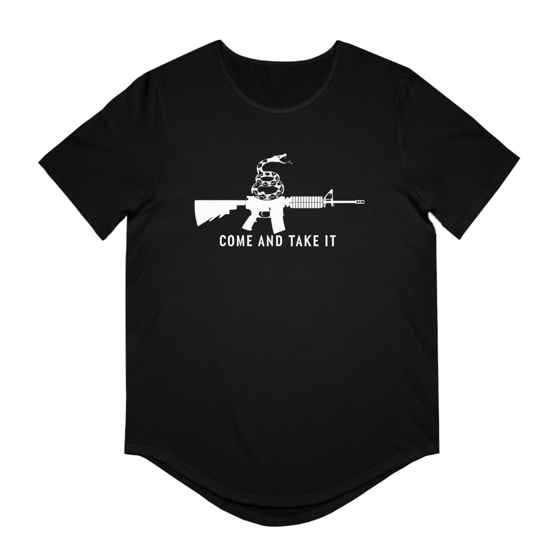 The Viper-Men's Jersey Curved Hem Tee-Dark Colors
