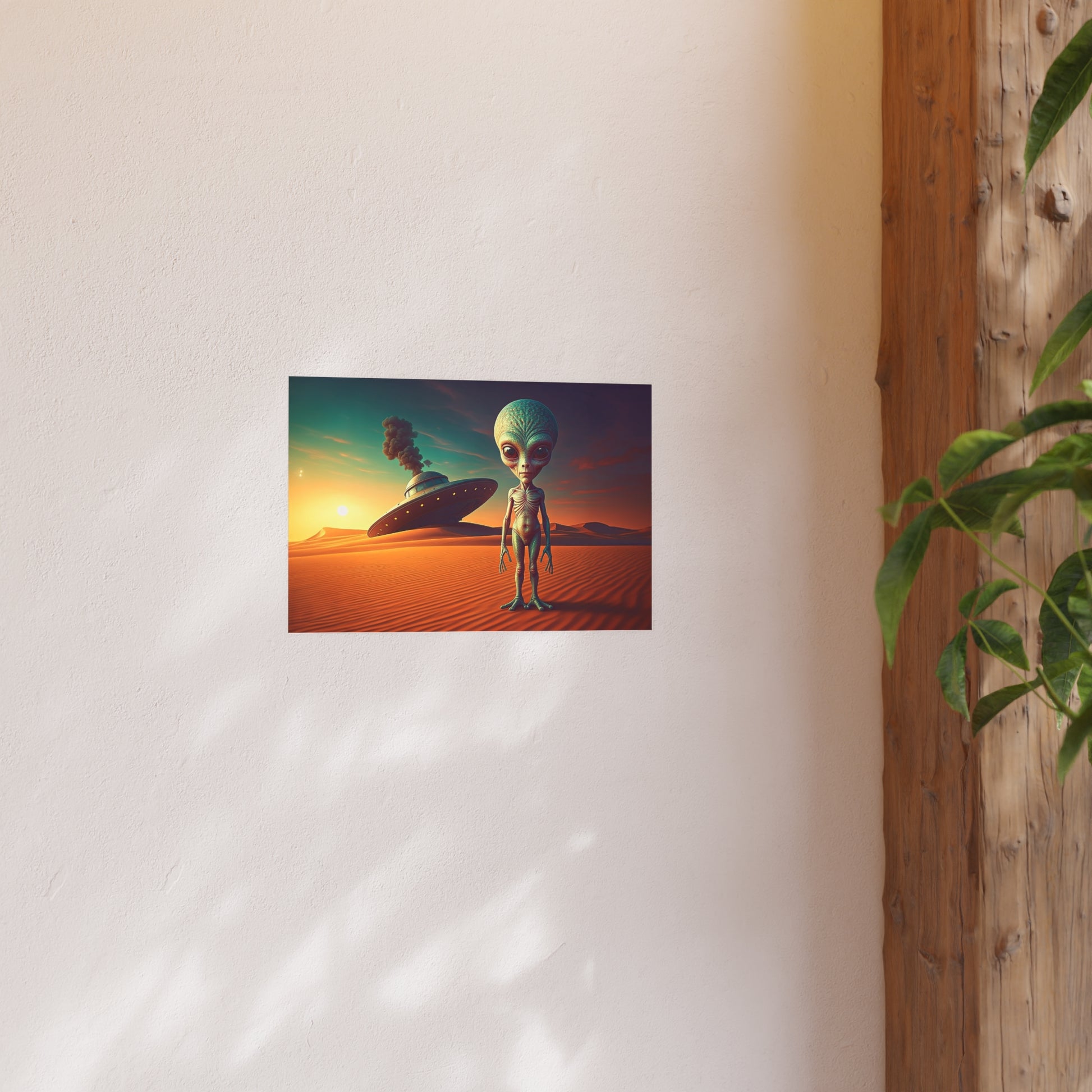 Take Me To Your Leader Satin and Archival Matte Poster