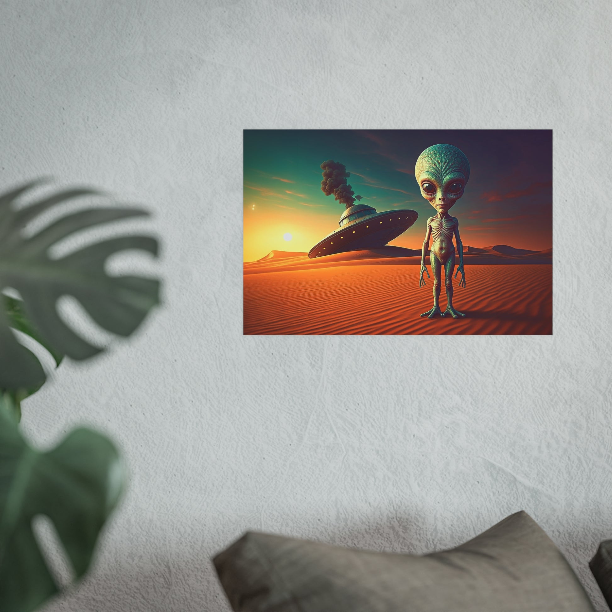 Take Me To Your Leader Satin and Archival Matte Poster