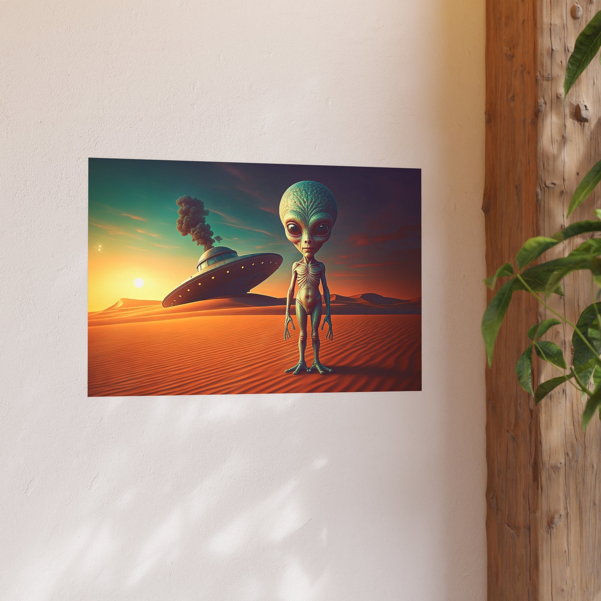Take Me To Your Leader Satin and Archival Matte Poster