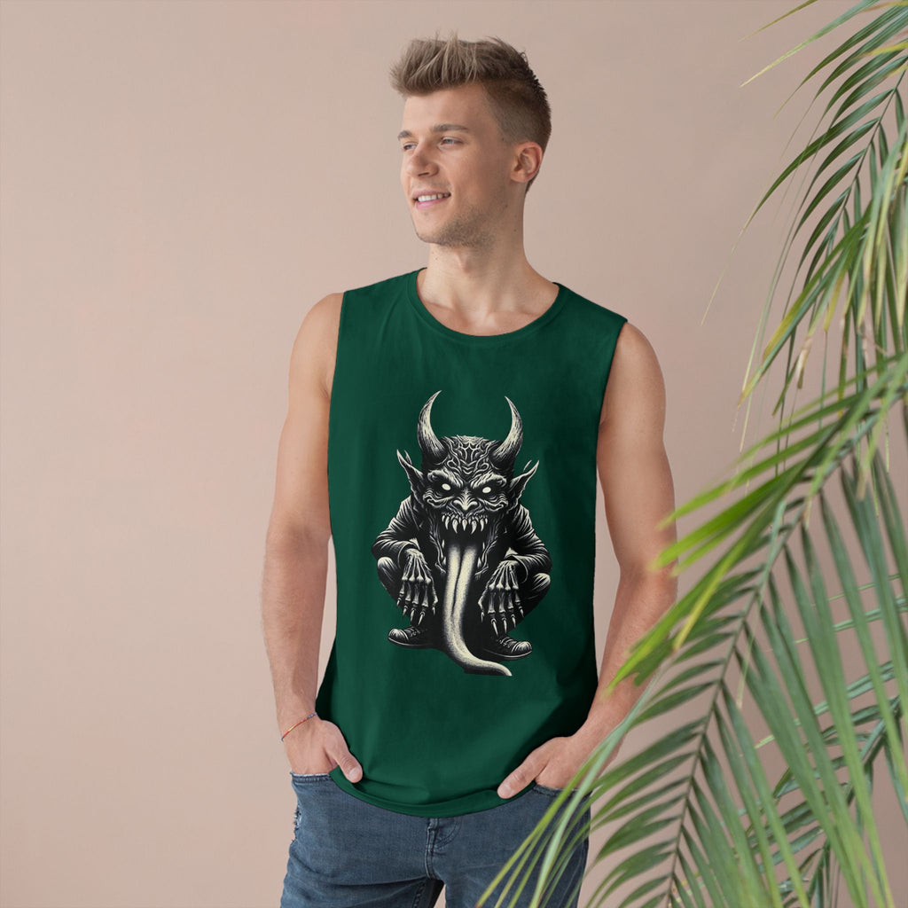 Demon Sleeveless Tee-Unisex Graphic Tank Top featuring Demon Design, Streetwear