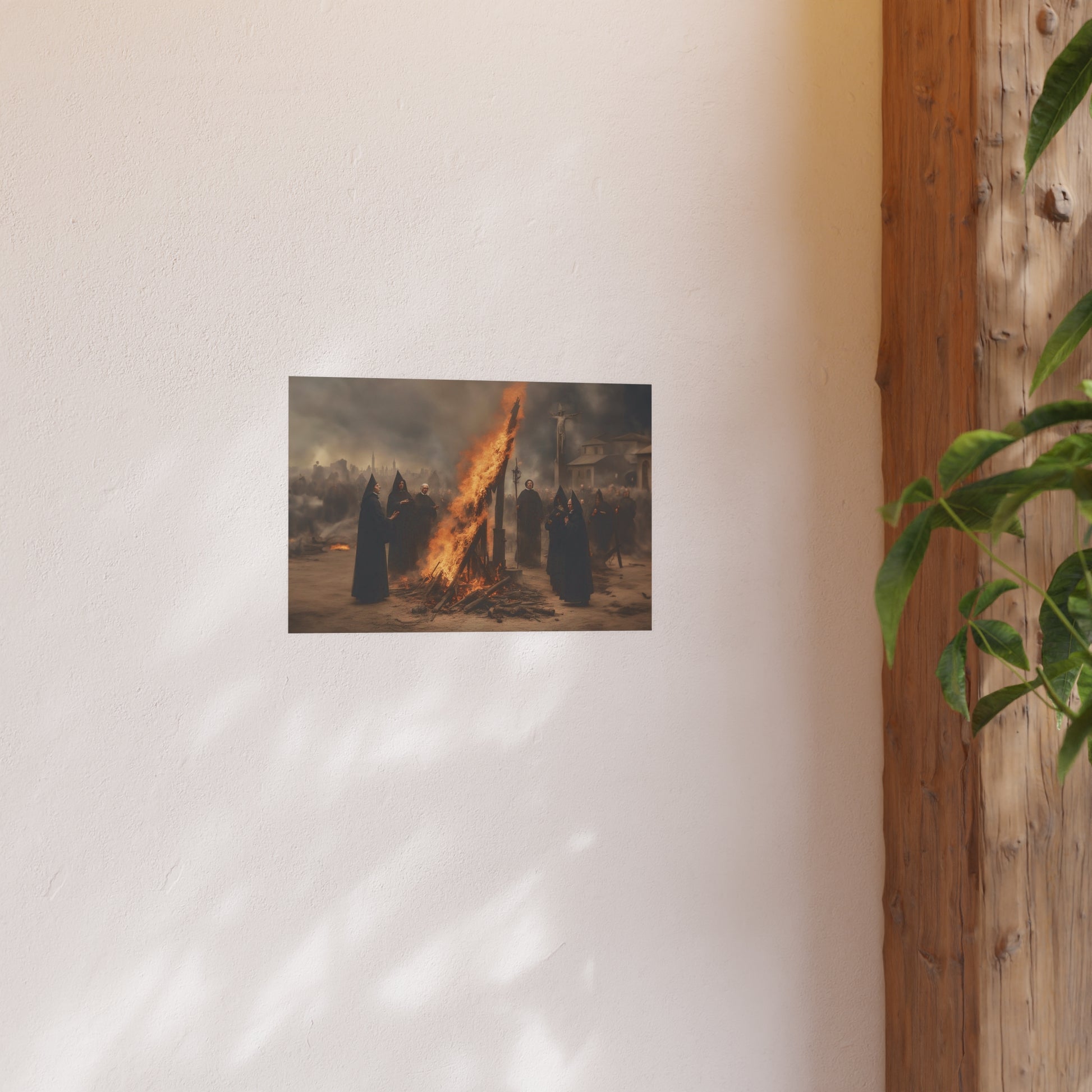 Witches Burning Satin and Archival Matte Poster