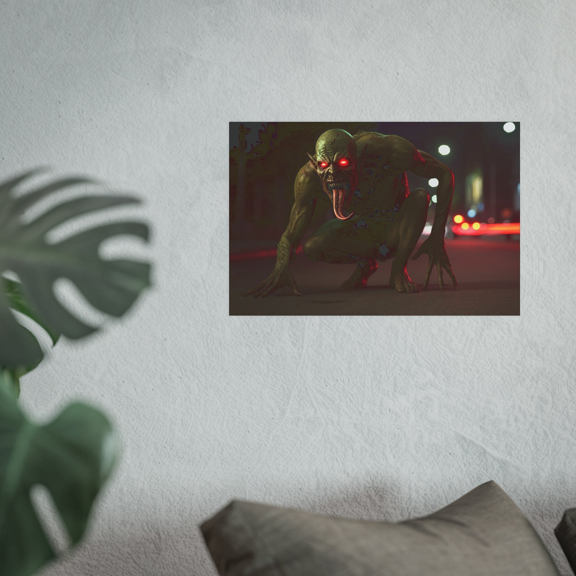 Red Eyes Satin and Archival Matte Poster
