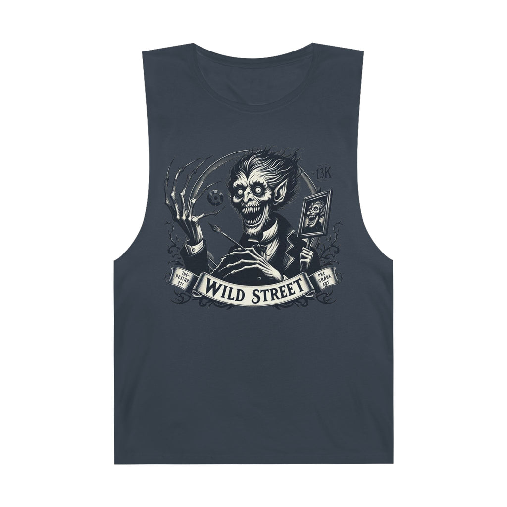 Crazy Wild Street Sleeveless Tee-Wild Street Graphic Tank Top, Gothic Style Apparel