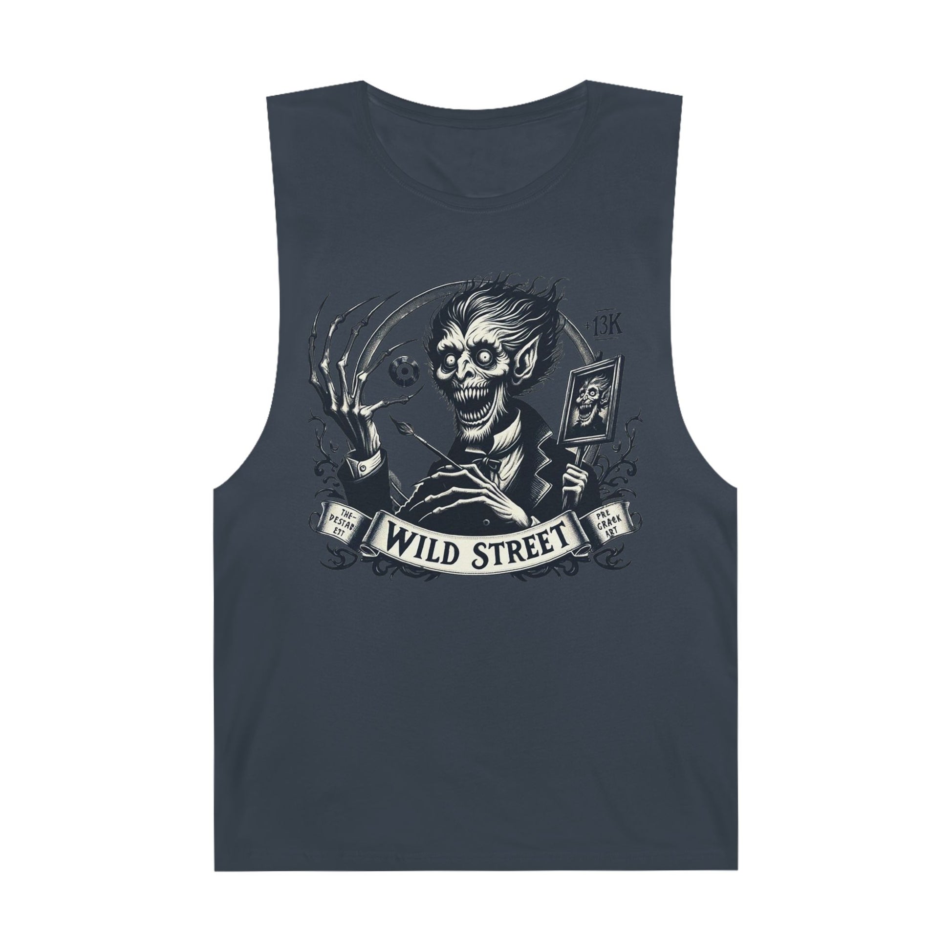 Crazy Wild Street Sleeveless Tee-Wild Street Graphic Tank Top, Gothic Style Apparel