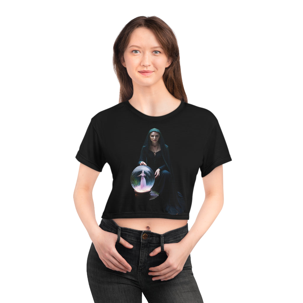 The Microcosm-Crop Tee (AOP)