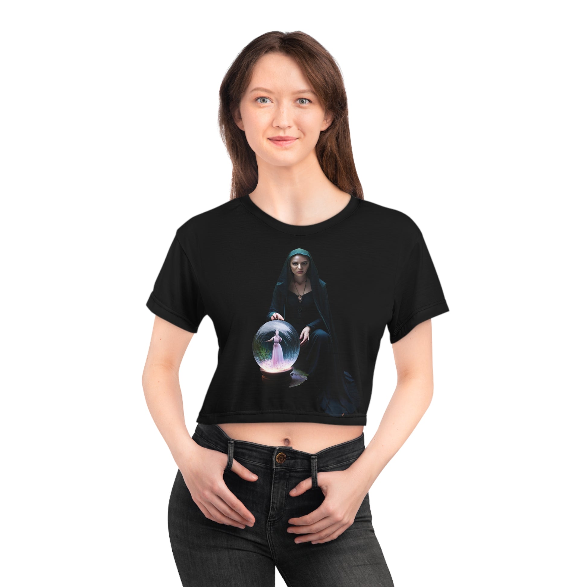 The Microcosm-Crop Tee (AOP)