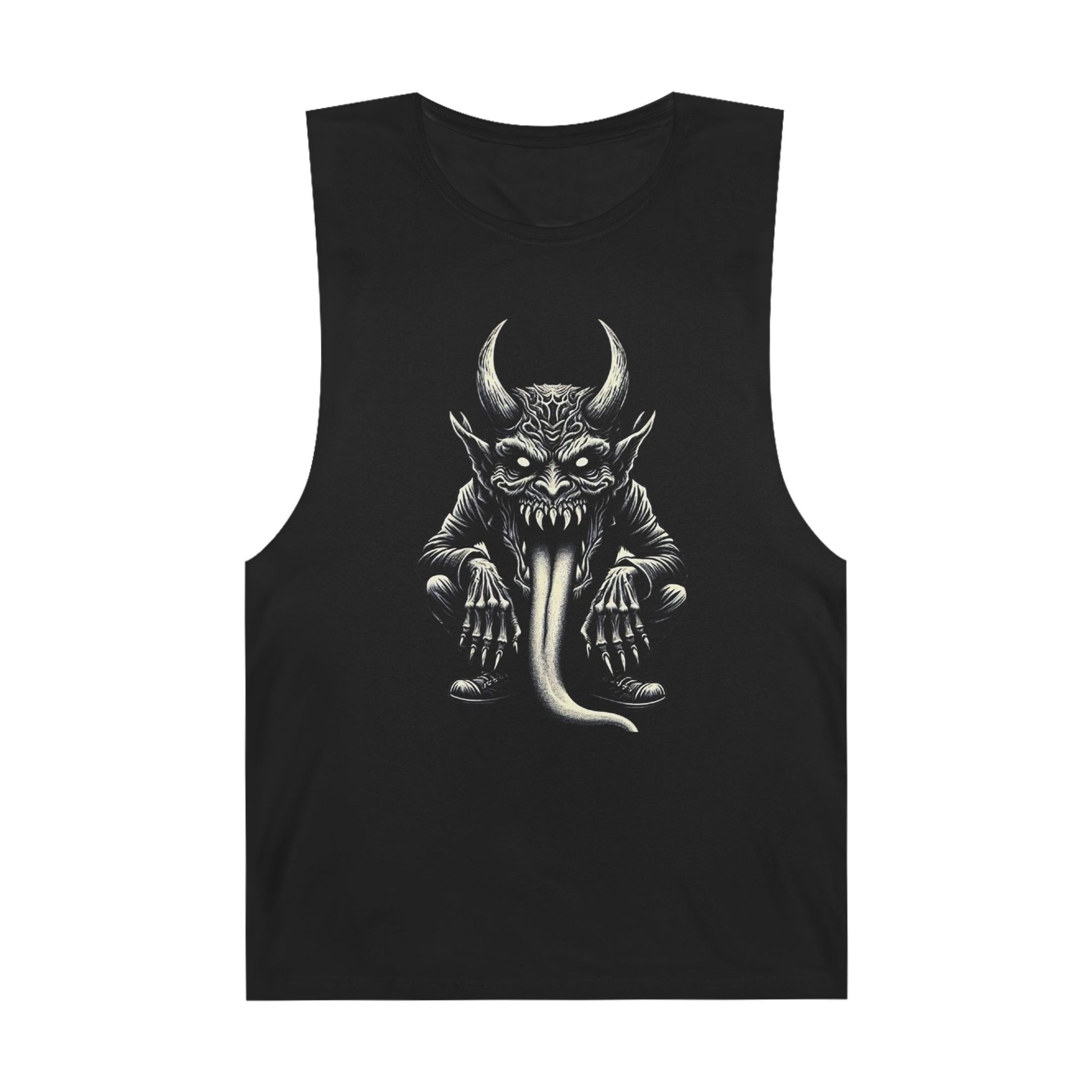 Demon Sleeveless Tee-Unisex Graphic Tank Top featuring Demon Design, Streetwear