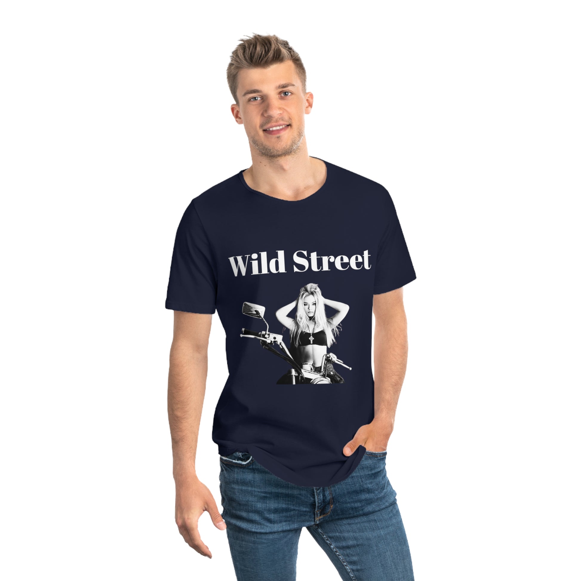 Wild Street Jersey Curved Hem Tee