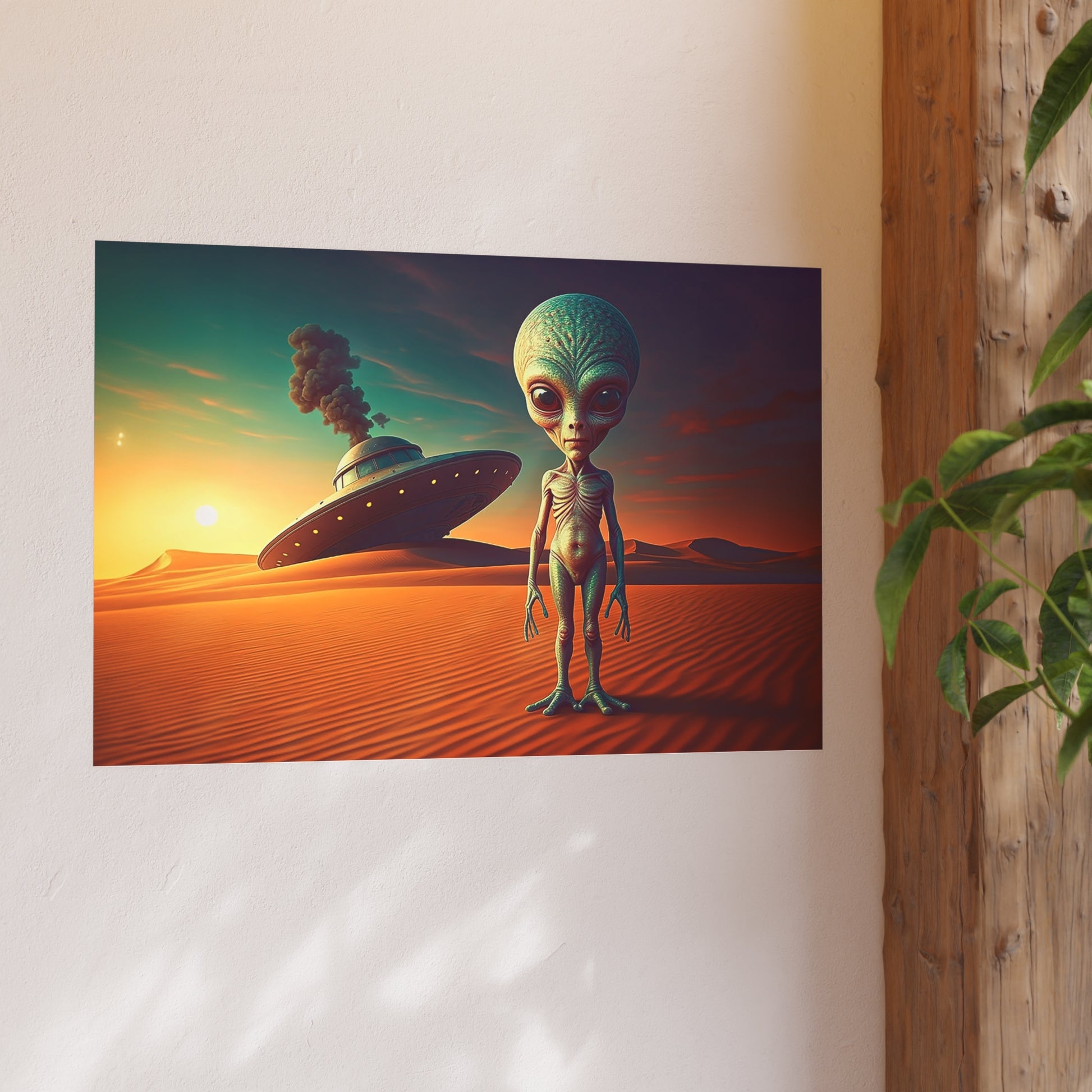 Take Me To Your Leader Satin and Archival Matte Poster