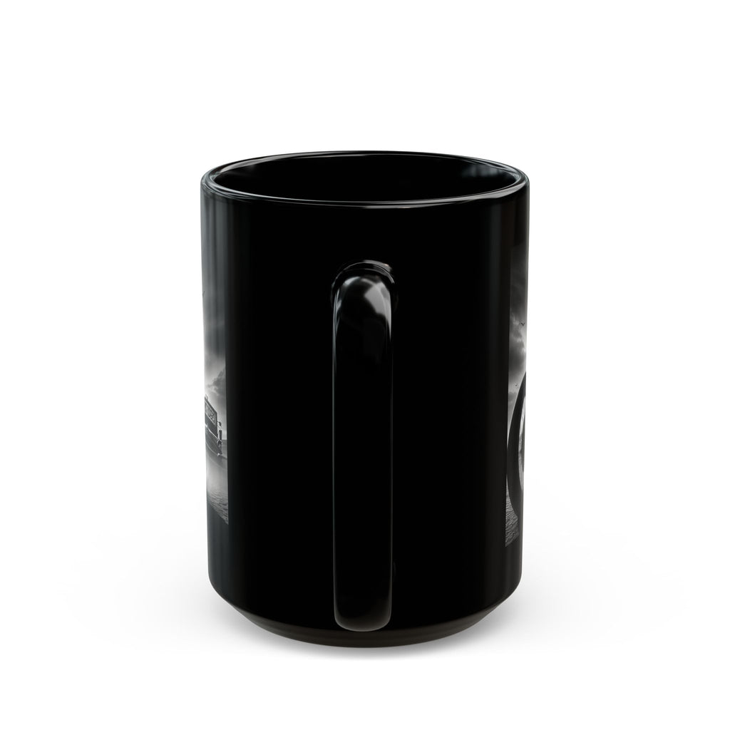 Demon Moon Rider Black Mug (11oz, 15oz)