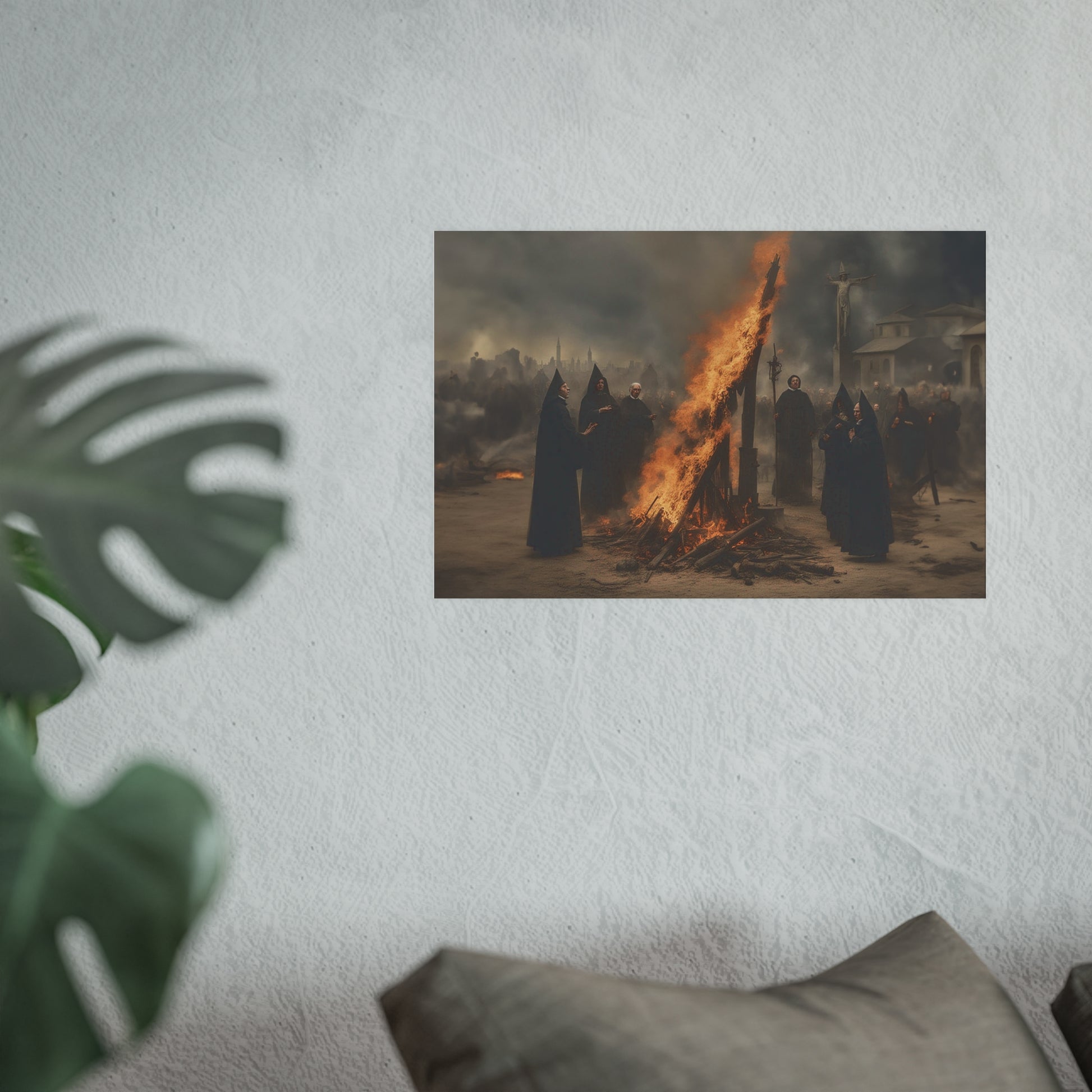 Witches Burning Satin and Archival Matte Poster