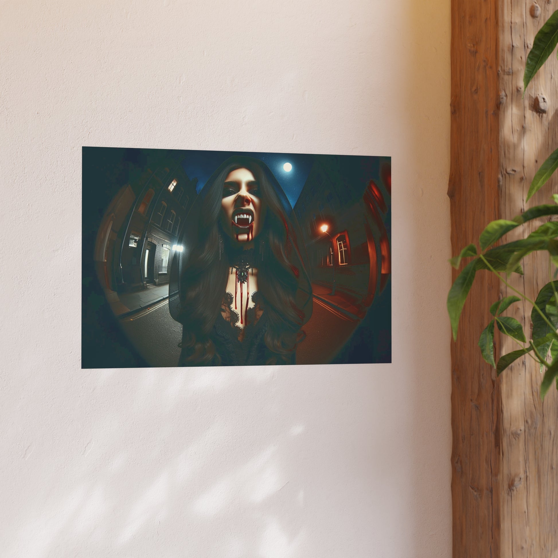 Vampire Mouth Satin and Archival Matte Poster