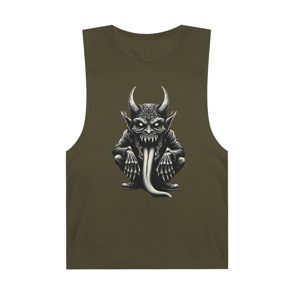 Demon Sleeveless Tee-Unisex Graphic Tank Top featuring Demon Design, Streetwear