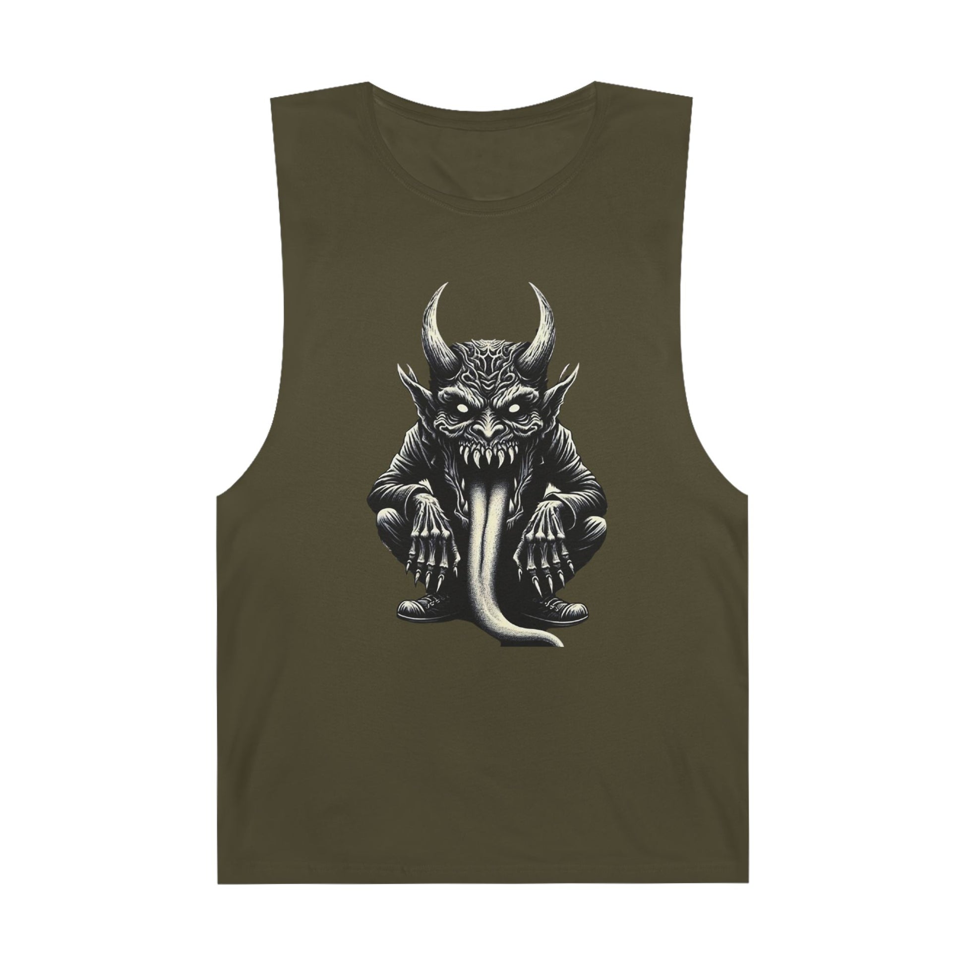 Demon Sleeveless Tee-Unisex Graphic Tank Top featuring Demon Design, Streetwear