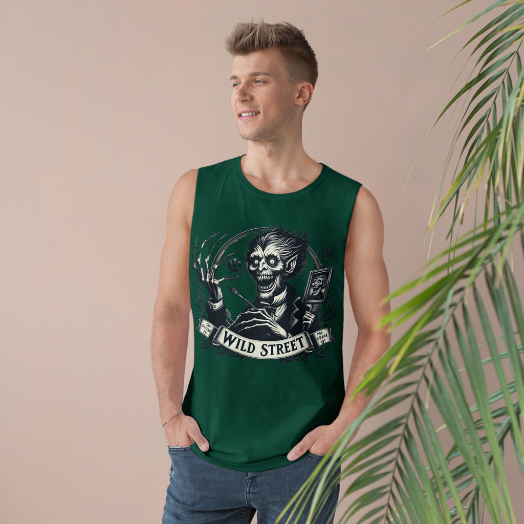 Crazy Wild Street Sleeveless Tee-Wild Street Graphic Tank Top, Gothic Style Apparel