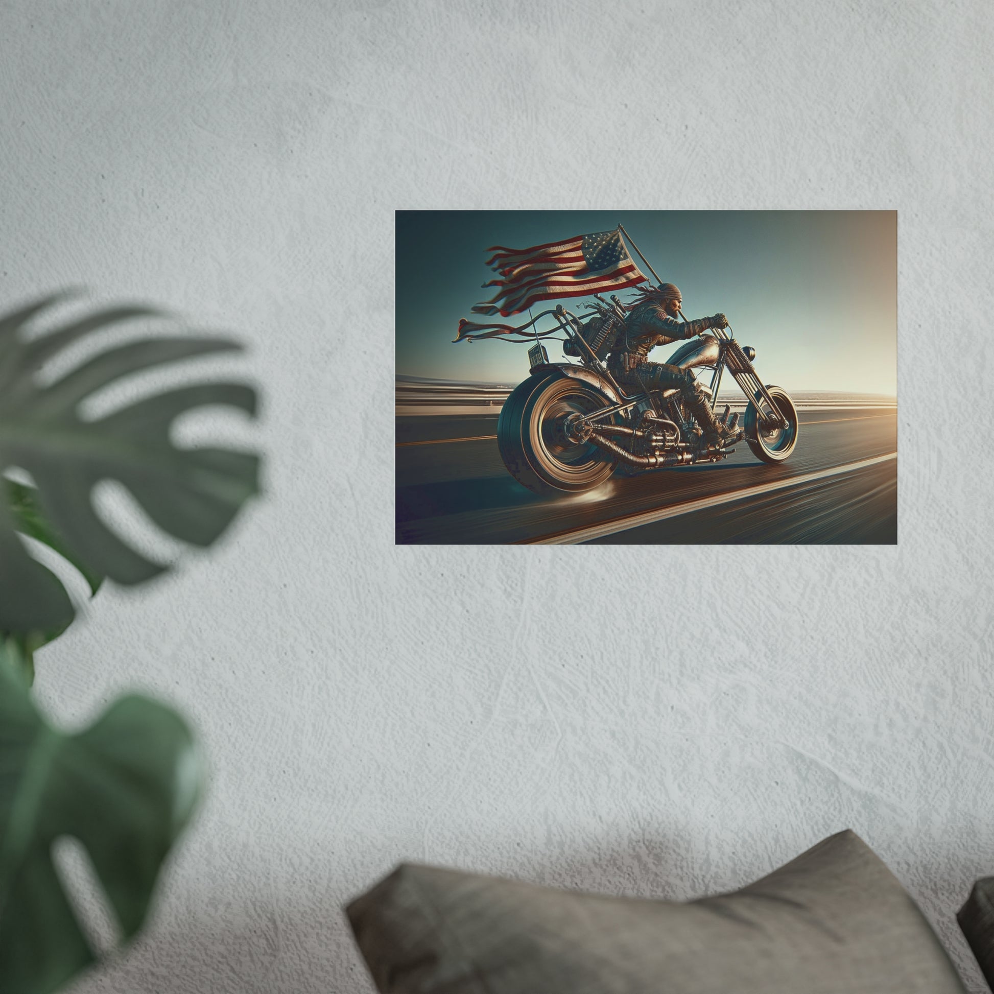 American Biker-Satin and Archival Matte Poster