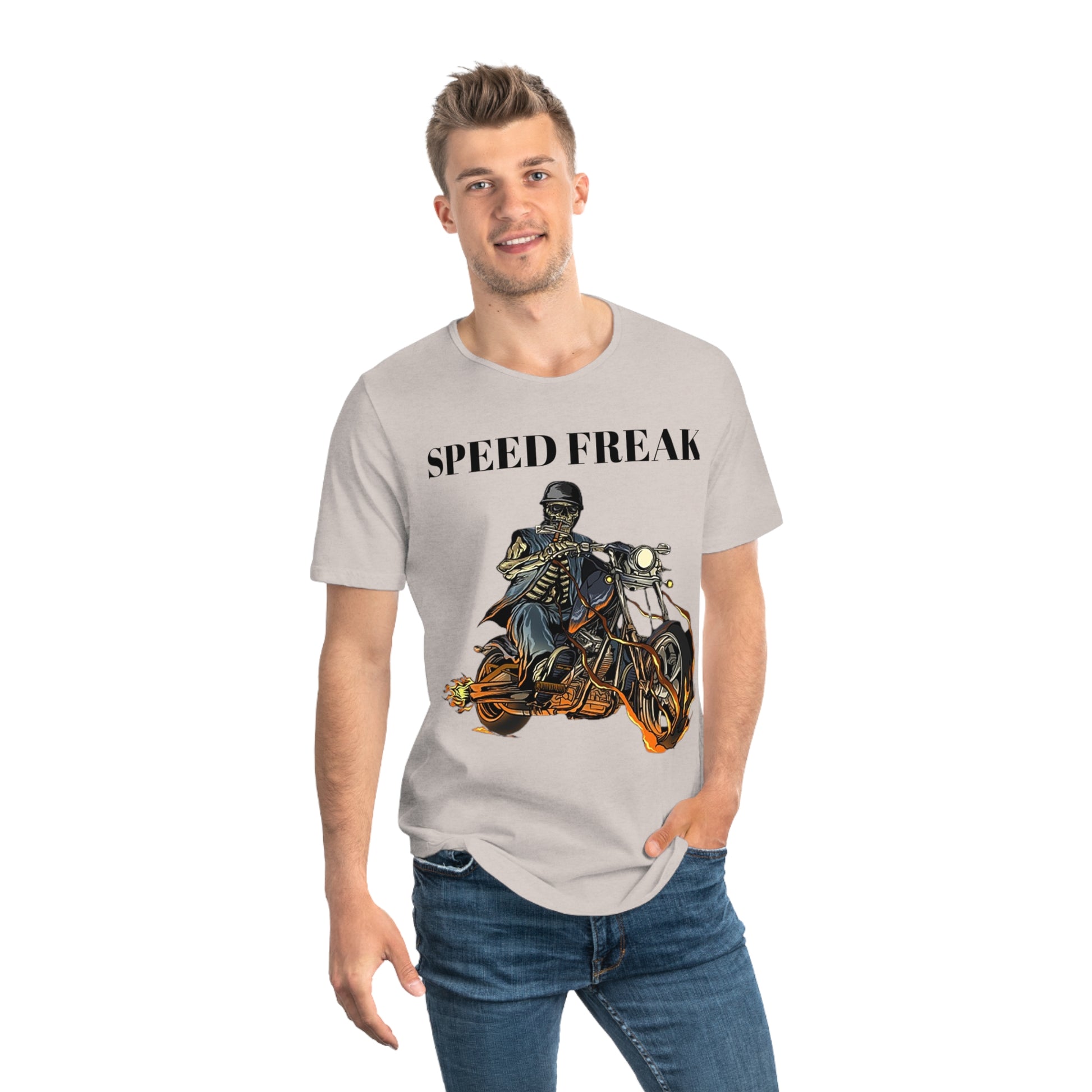 Speed Freak Men's Jersey Curved Hem Tee