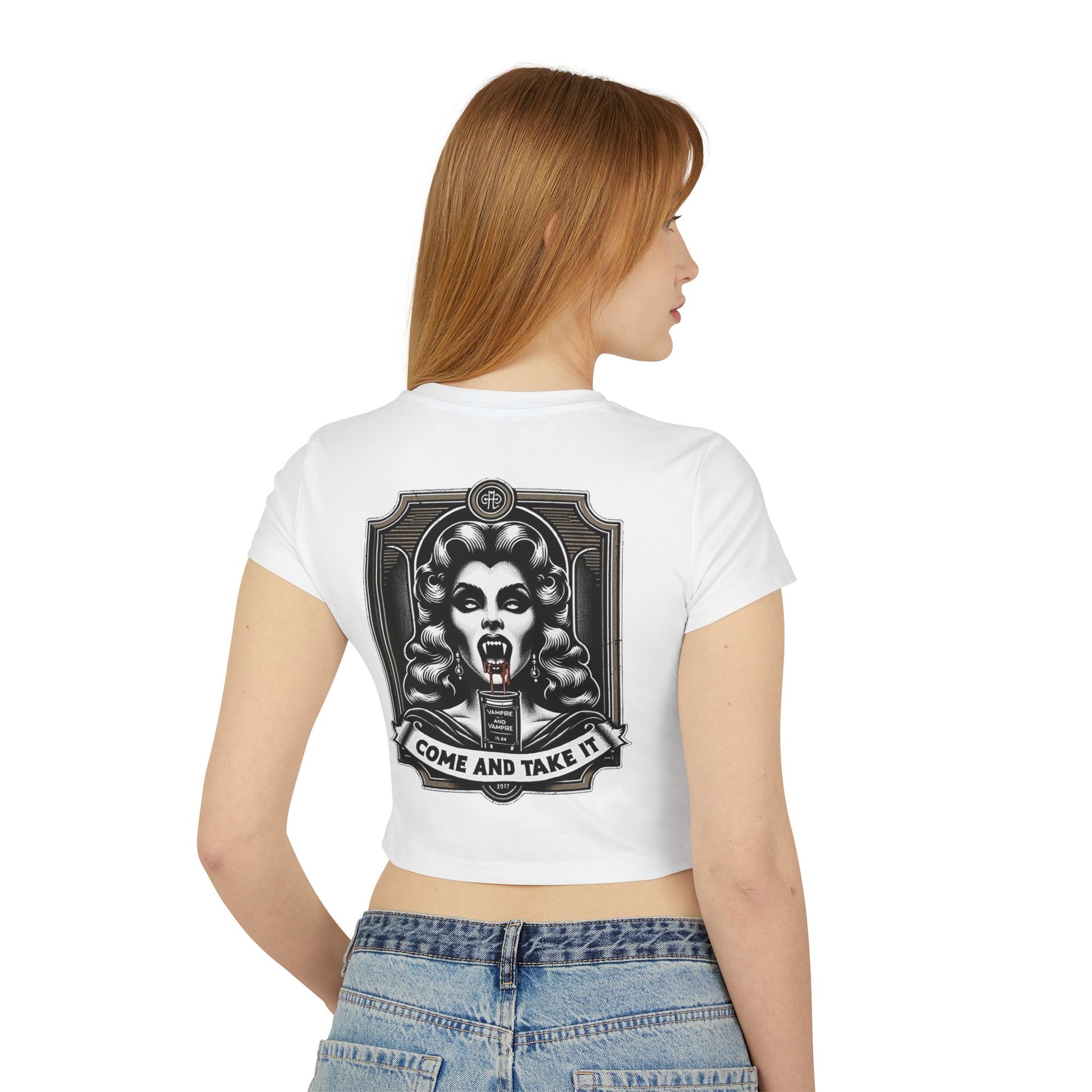 Come and Take It Vampire Women's Baby Tee