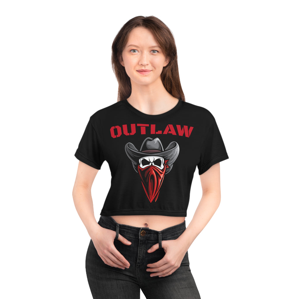 WILD STREET OUTLAWS AOP Crop Tee