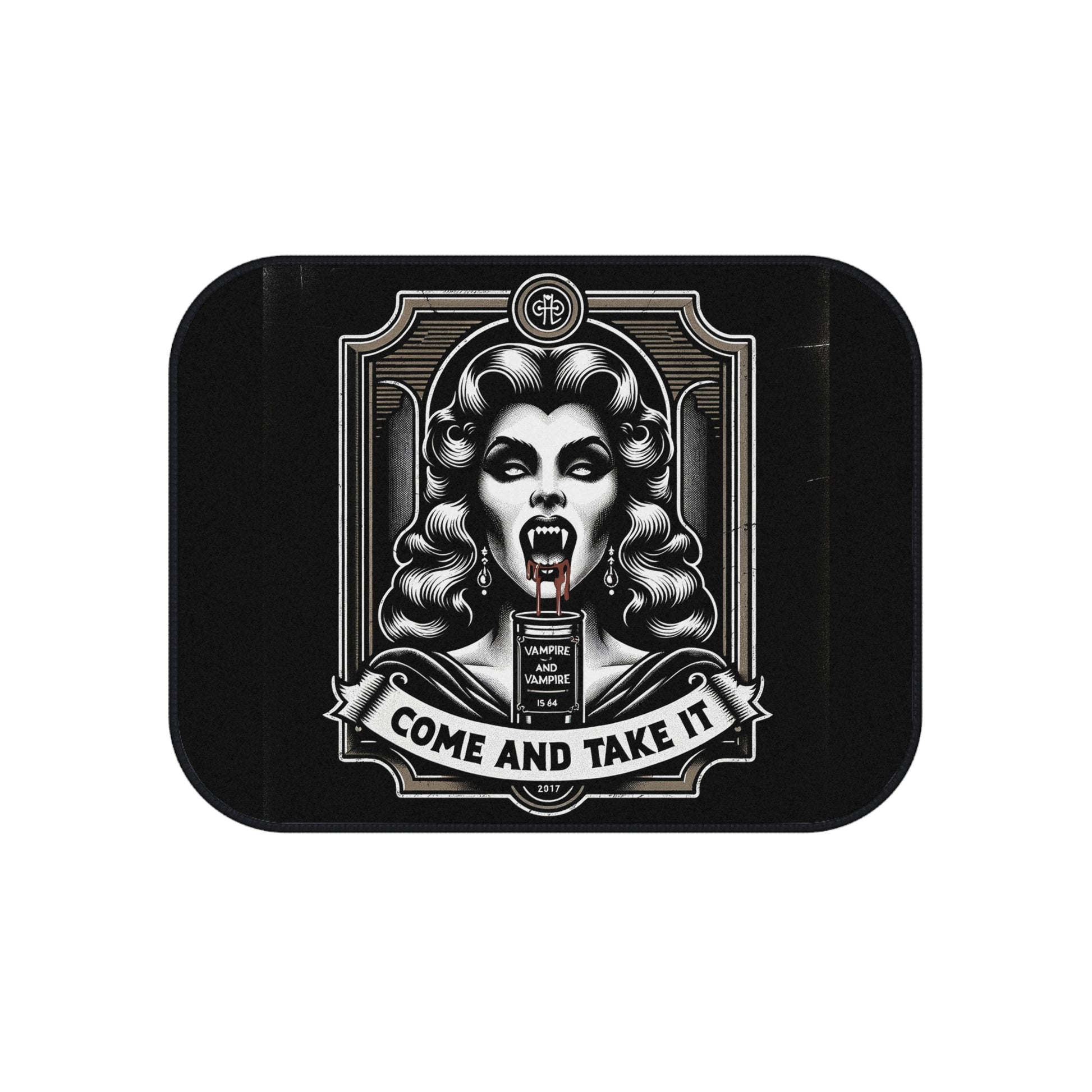 Gothic Car Mats Set, Unique Auto Floor Liners