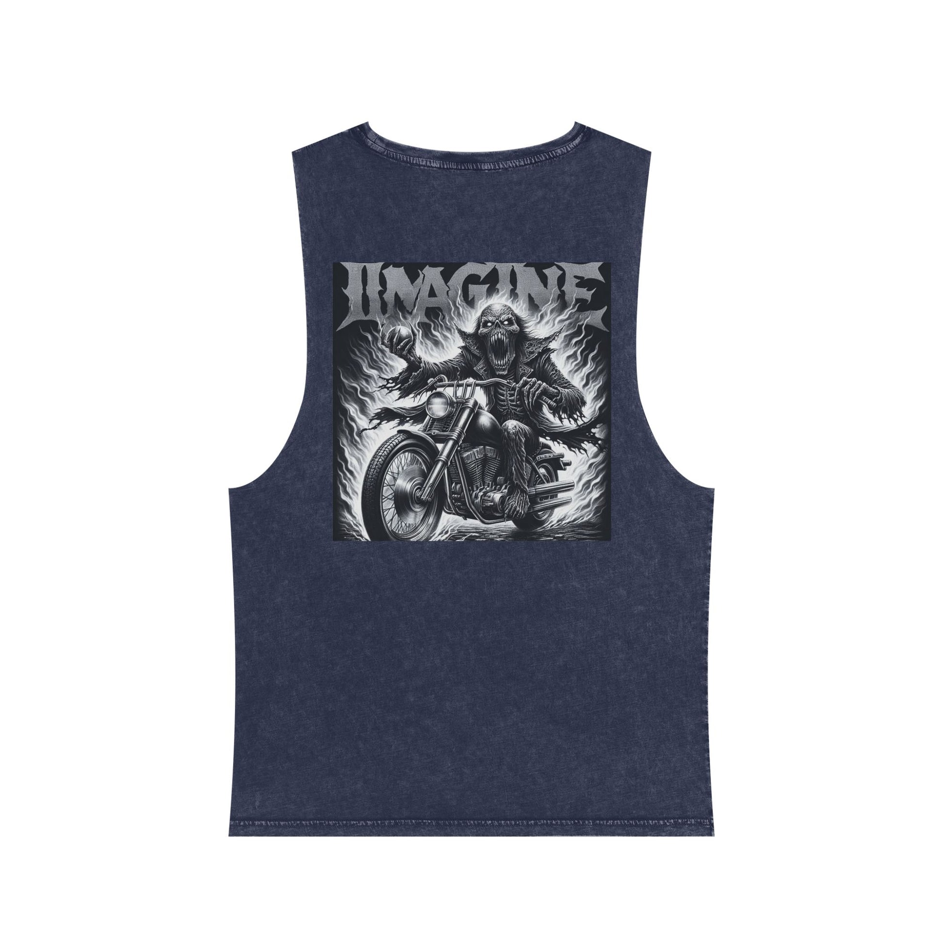 Ghost Riders Unisex Stonewash Tank Top