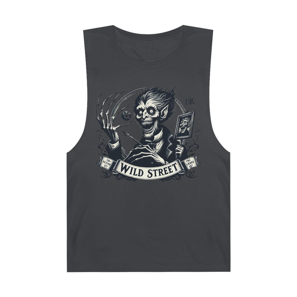 Crazy Wild Street Sleeveless Tee-Wild Street Graphic Tank Top, Gothic Style Apparel