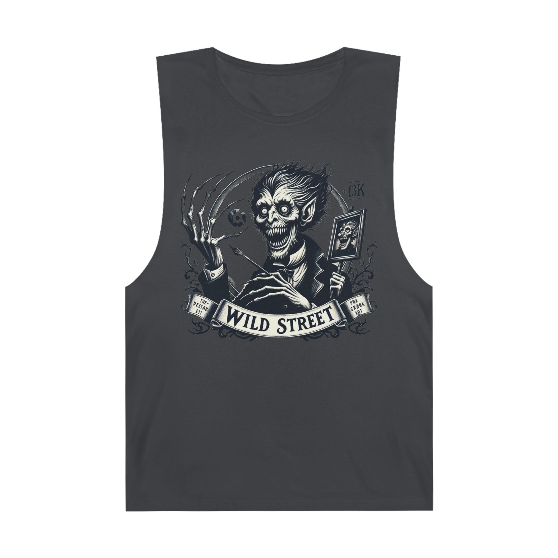 Crazy Wild Street Sleeveless Tee-Wild Street Graphic Tank Top, Gothic Style Apparel