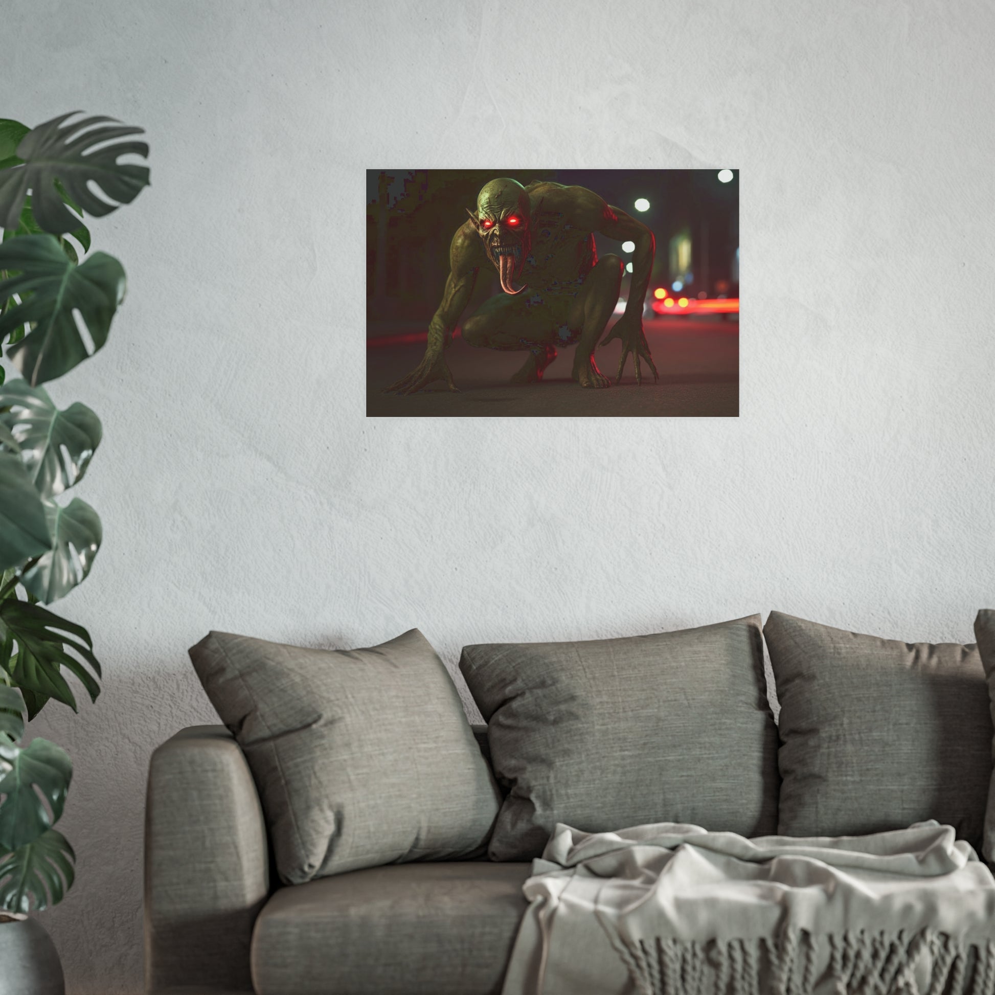 Red Eyes Satin and Archival Matte Poster