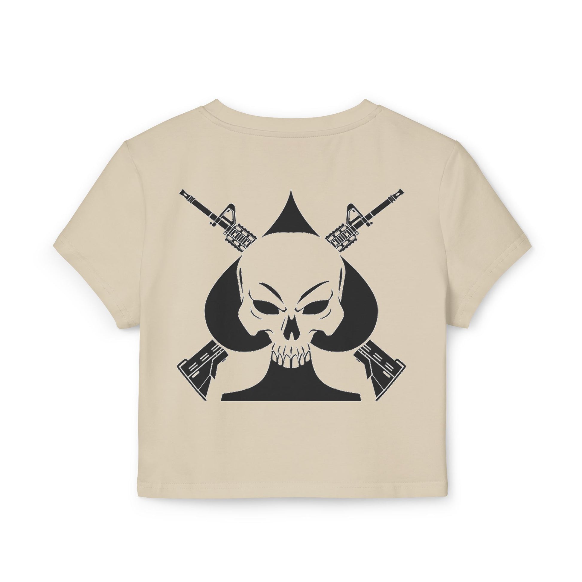 War Skull Women's Baby Tee