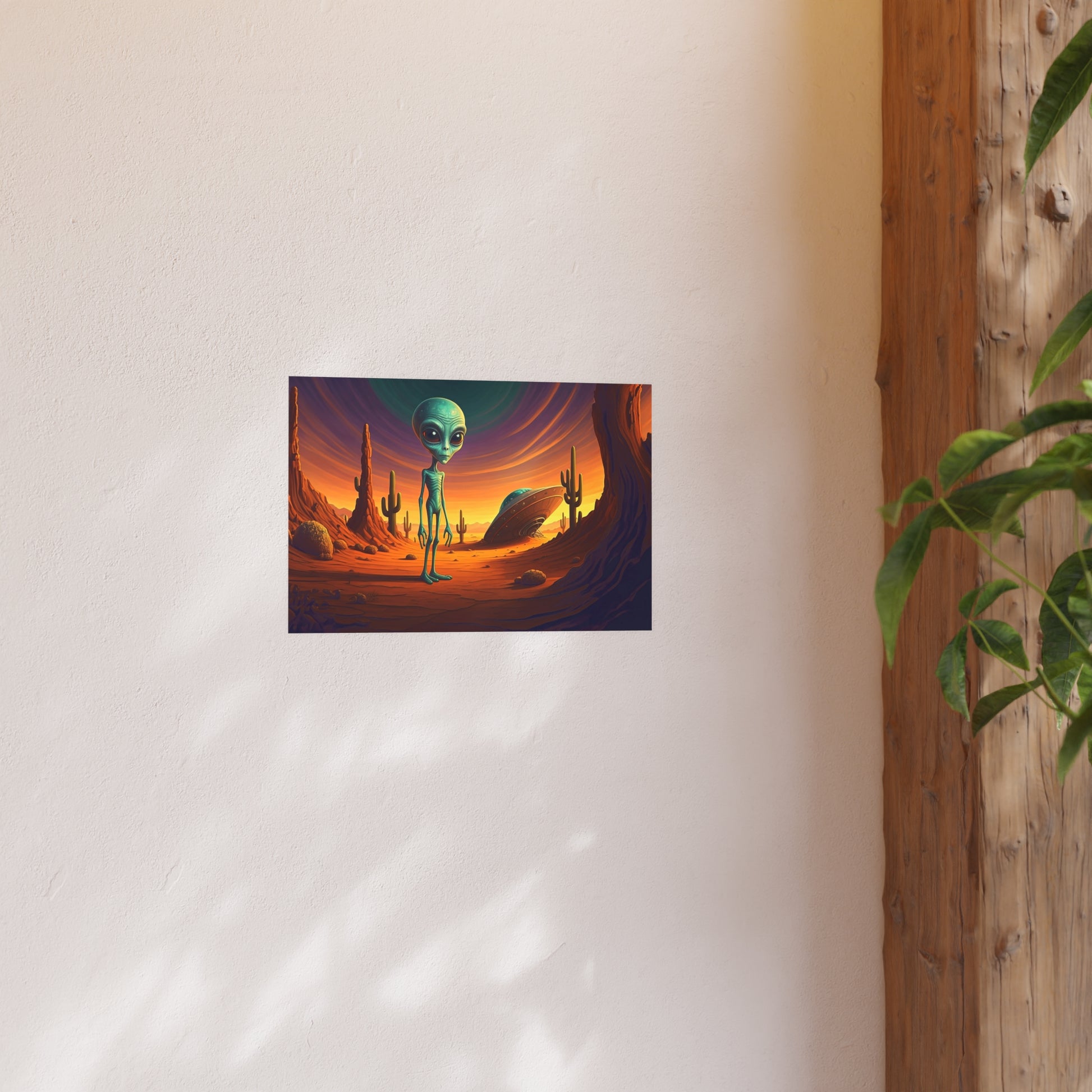 Crash Landing Satin and Archival Matte Poster