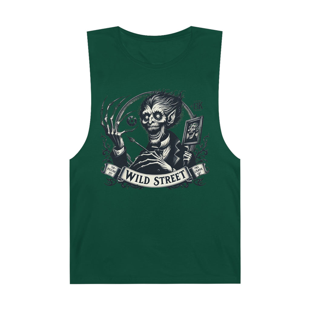 Crazy Wild Street Sleeveless Tee-Wild Street Graphic Tank Top, Gothic Style Apparel