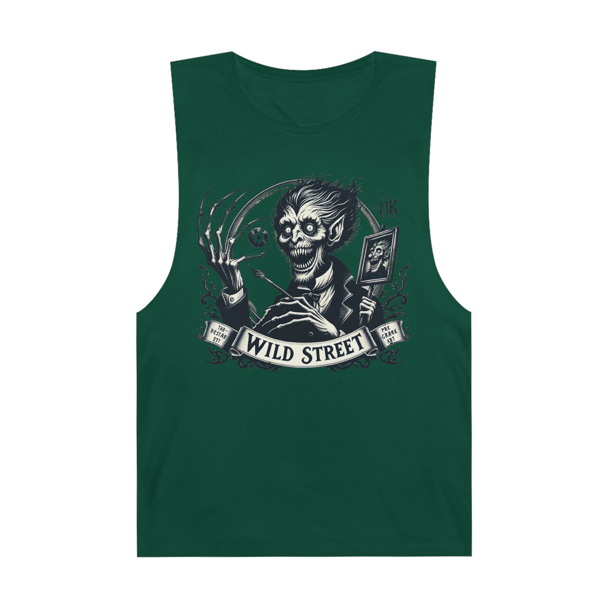 Crazy Wild Street Sleeveless Tee-Wild Street Graphic Tank Top, Gothic Style Apparel