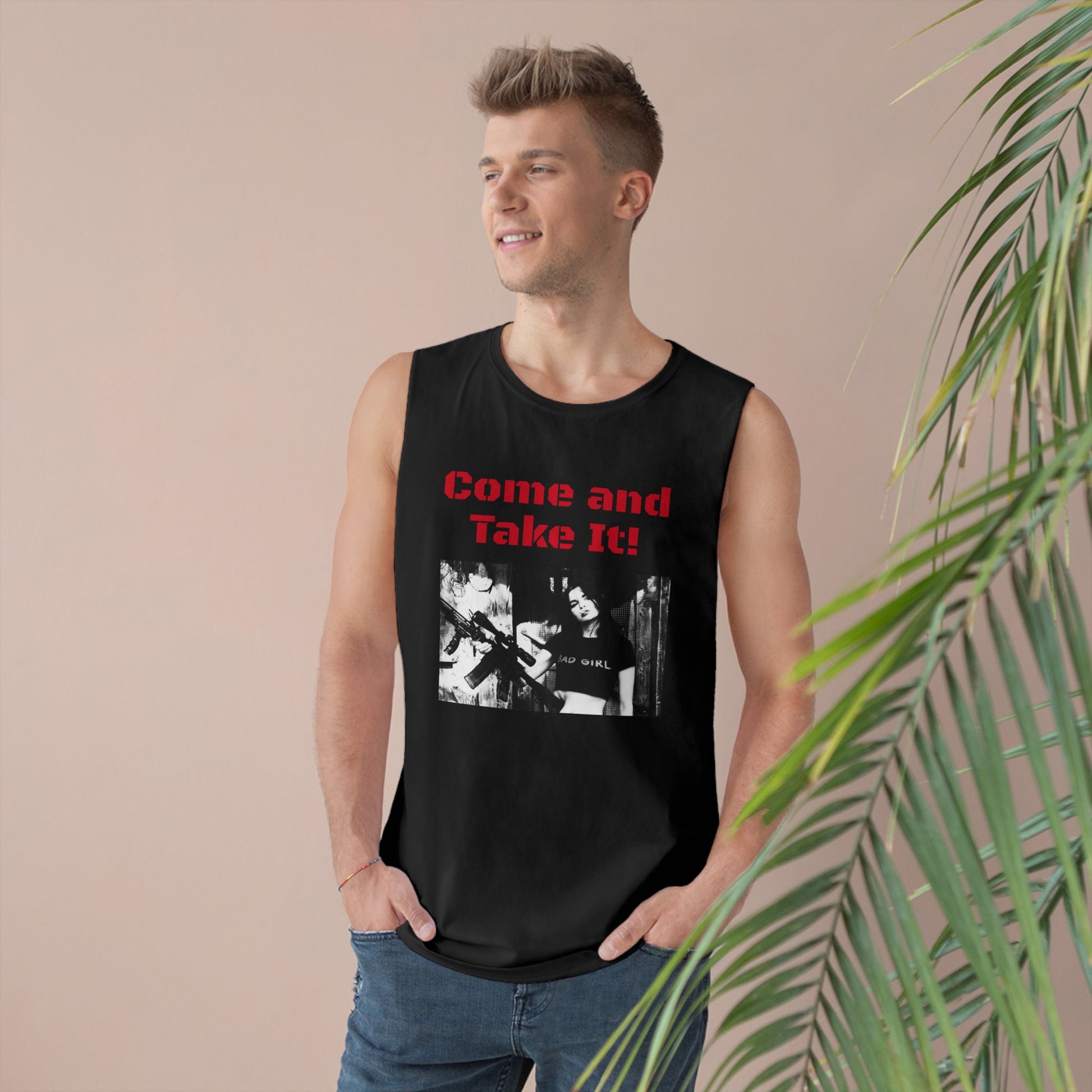 Come and Take It-Sleeveless Tee