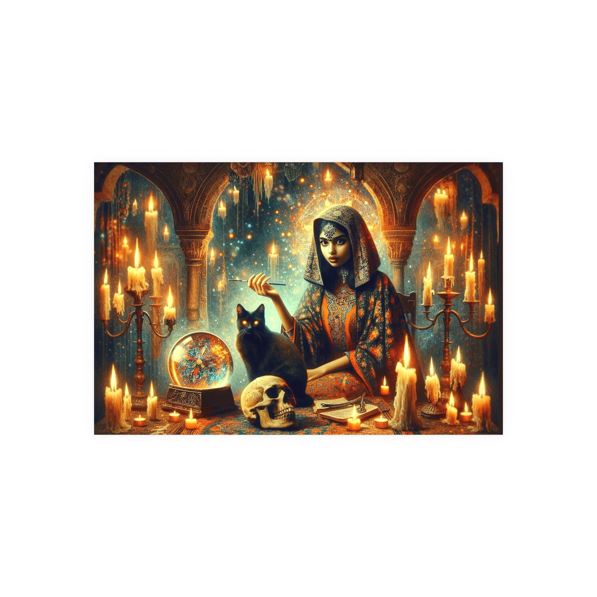 Mystic Cat Satin and Archival Matte Poster