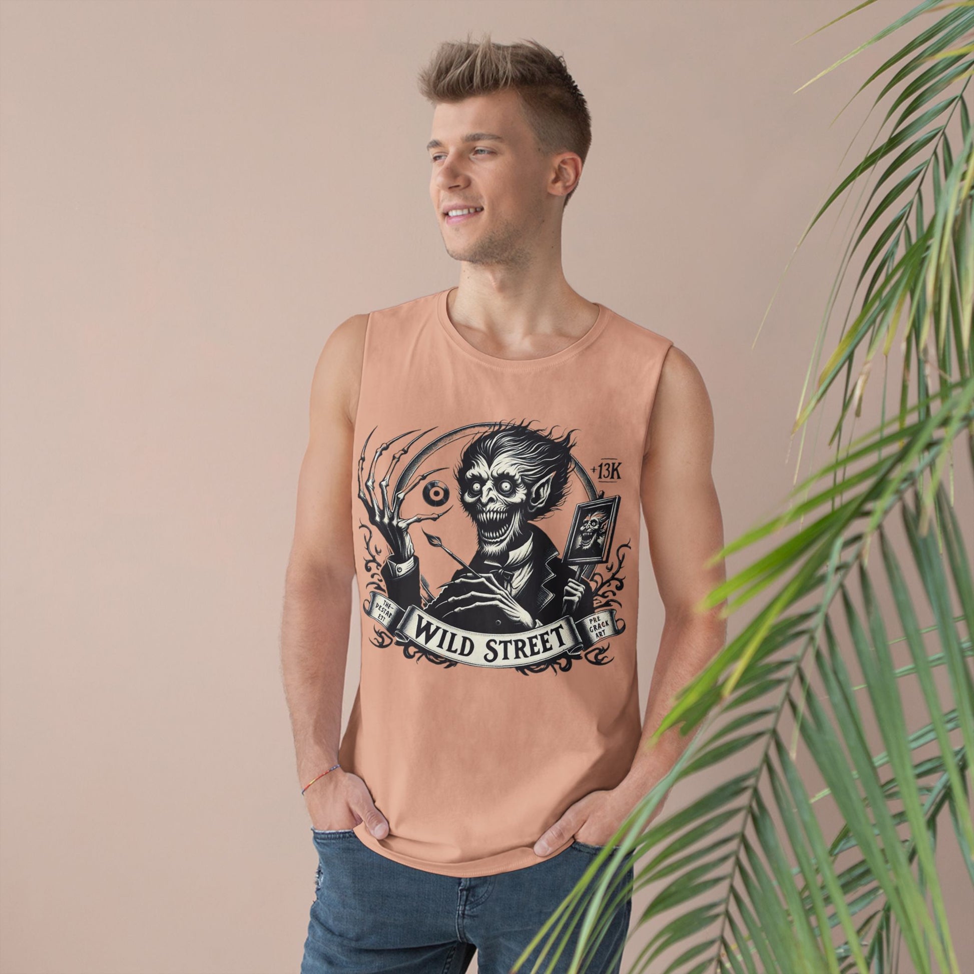 Crazy Wild Street Sleeveless Tee-Wild Street Graphic Tank Top, Gothic Style Apparel