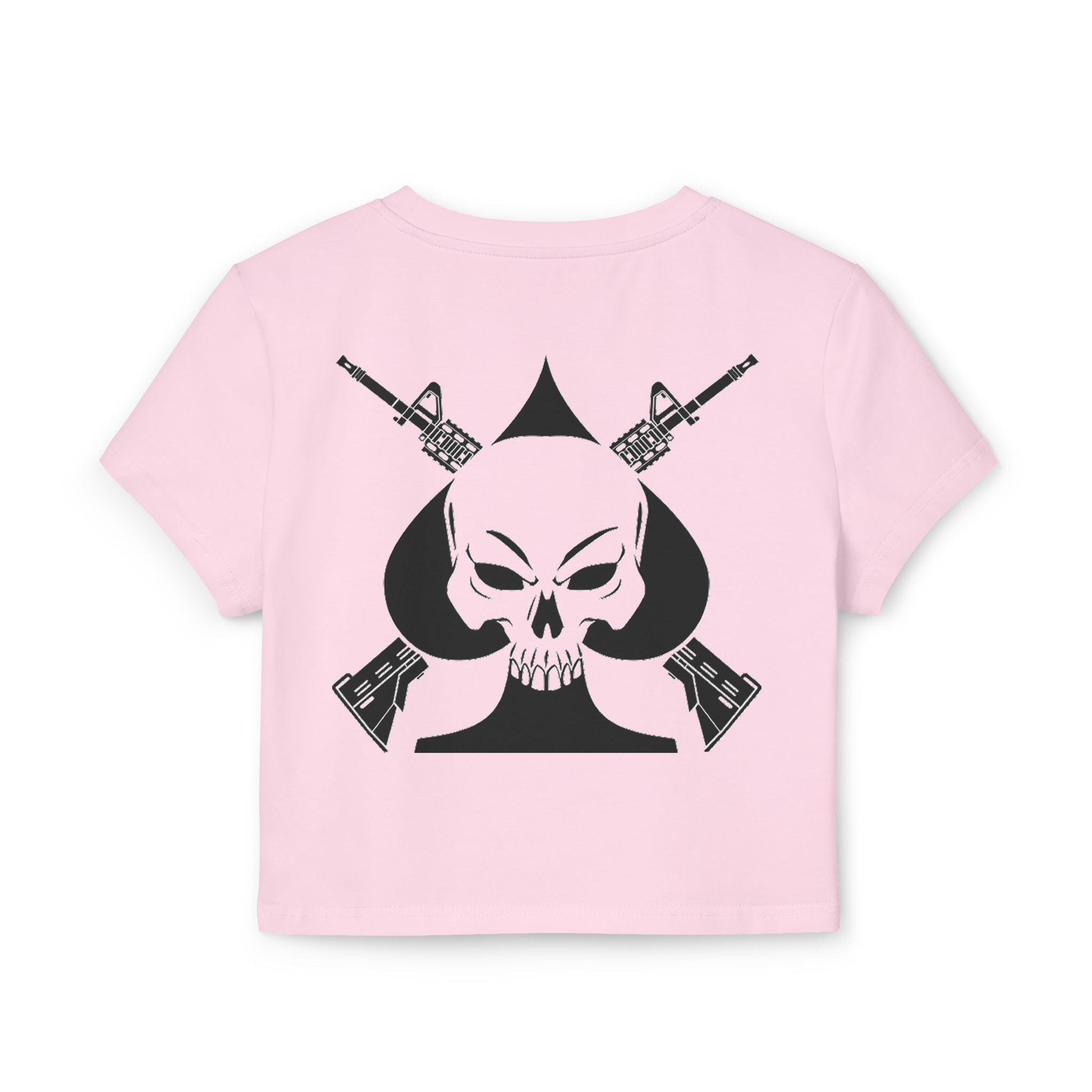 War Skull Women's Baby Tee