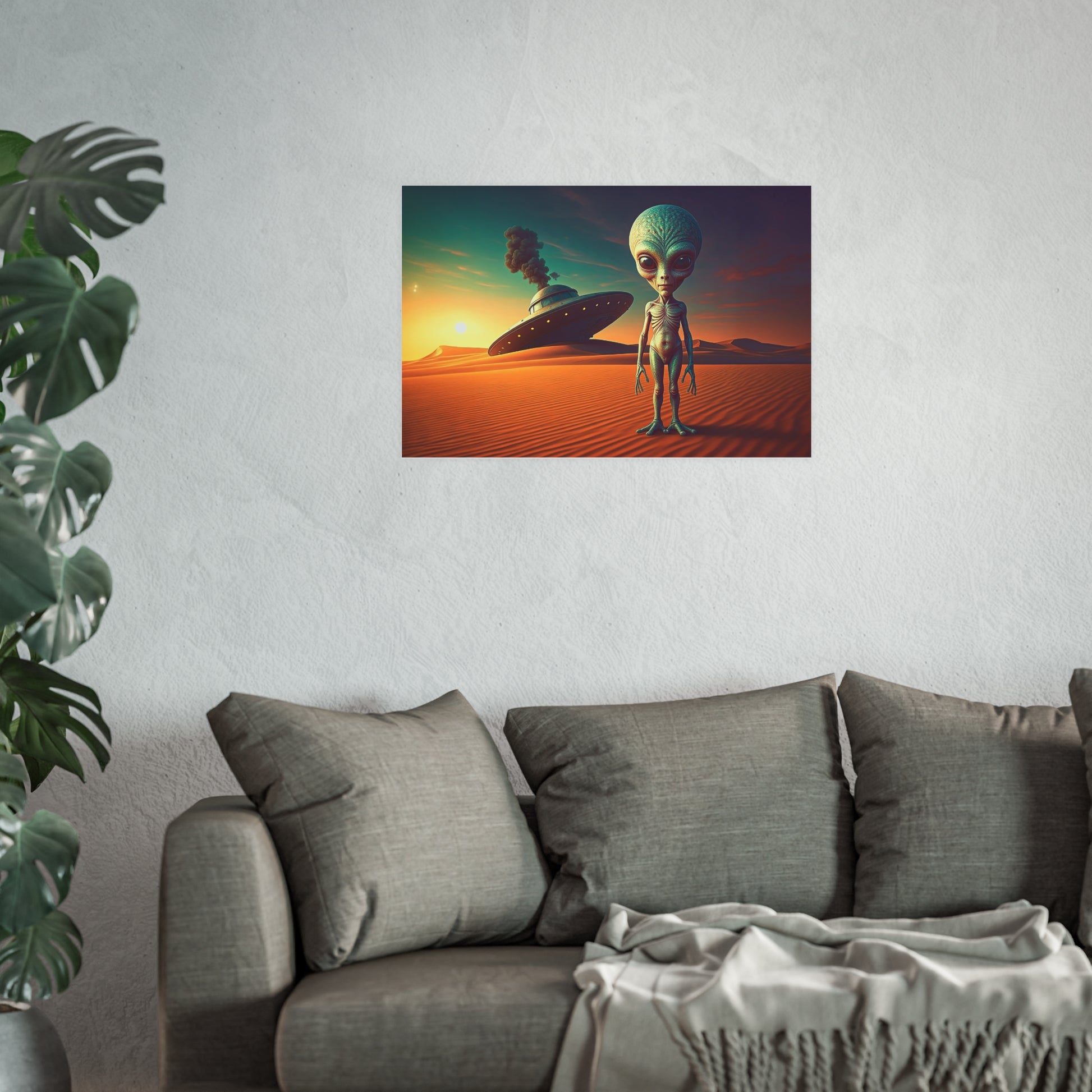 Take Me To Your Leader Satin and Archival Matte Poster