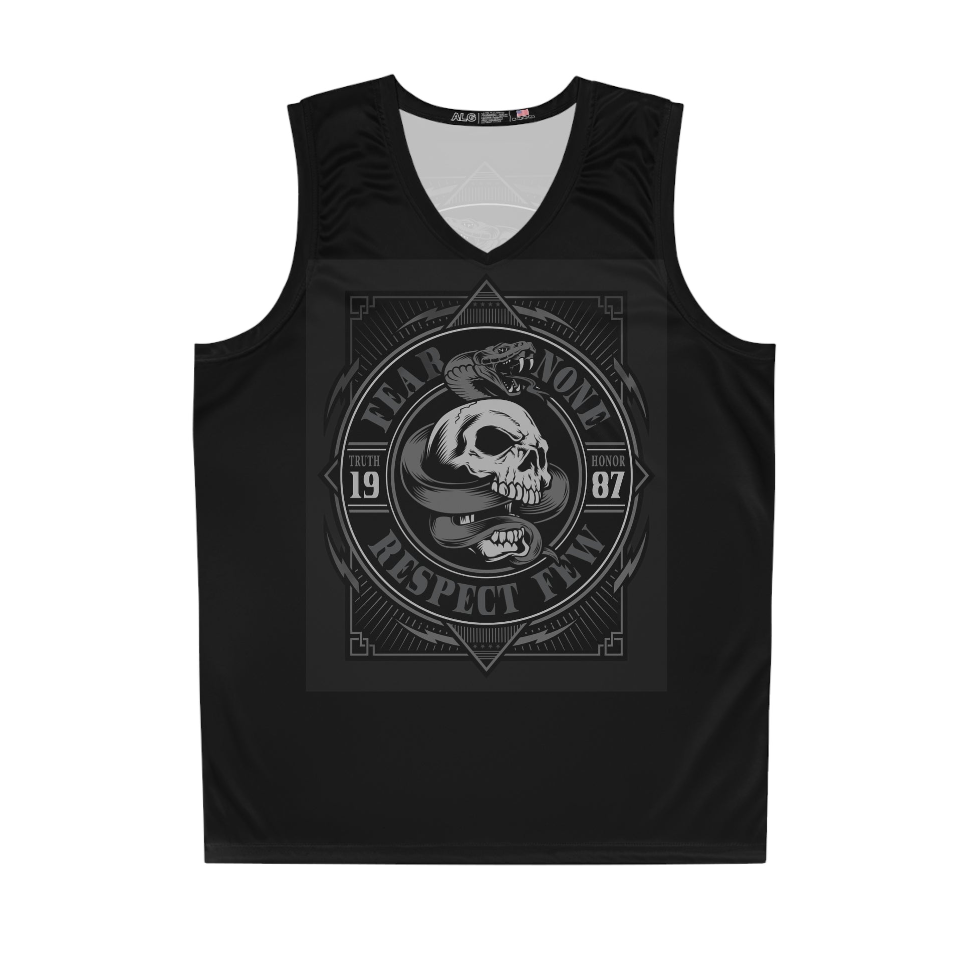 Fear None Basketball Jersey (AOP)