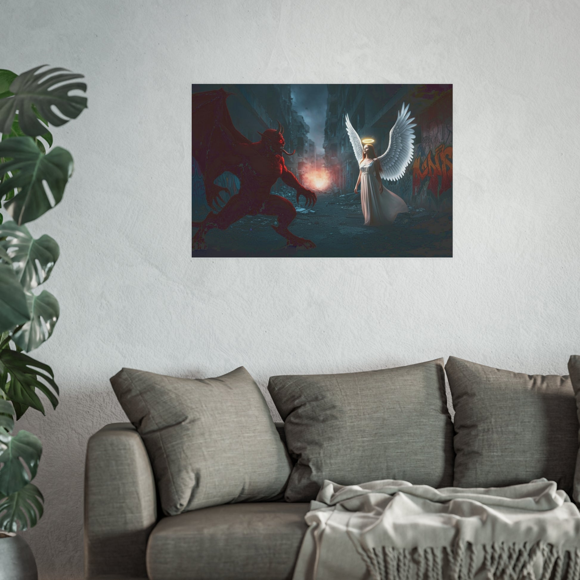 The Struggle Satin and Archival Matte Poster