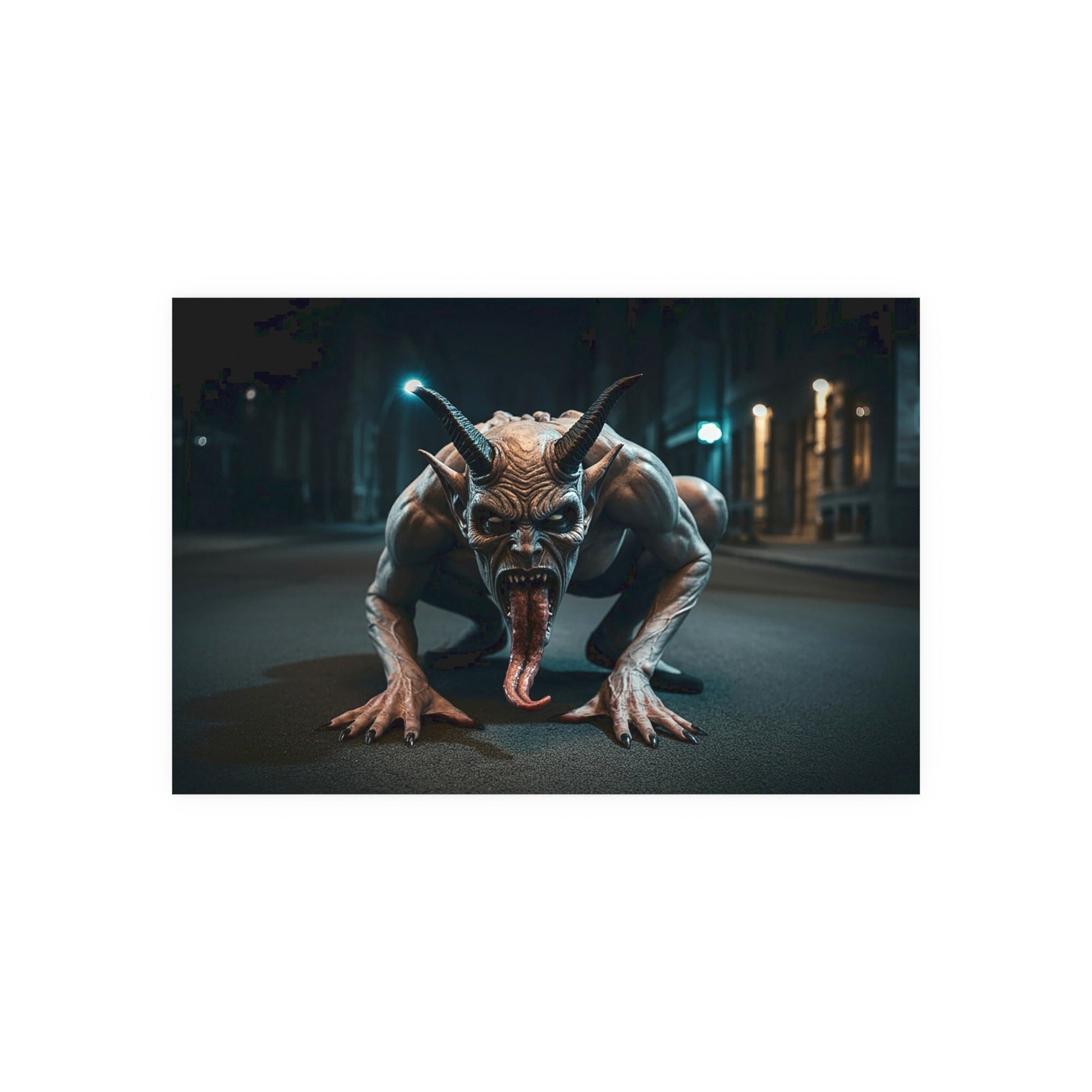 Street Demon Satin and Archival Matte Poster