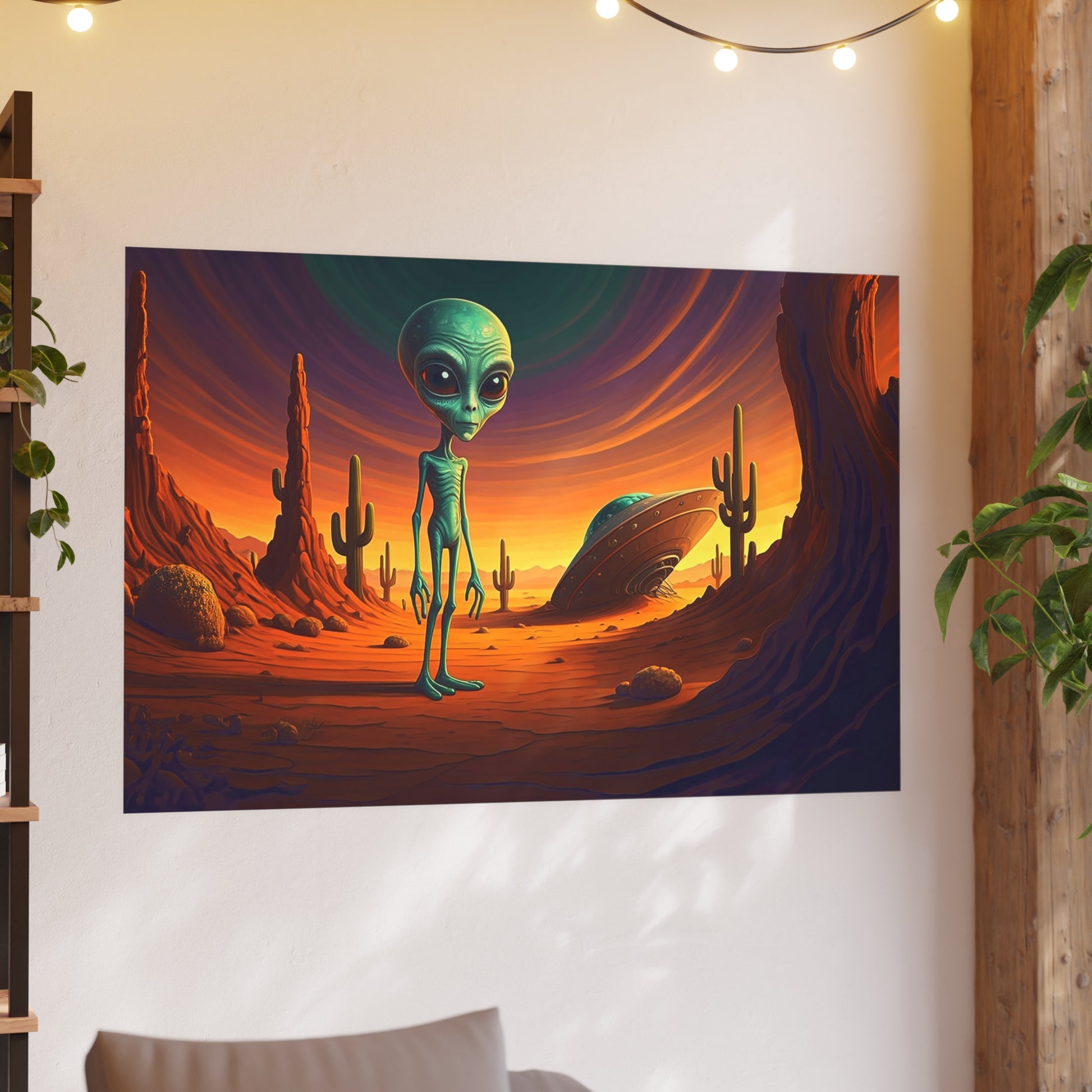 Crash Landing Satin and Archival Matte Poster