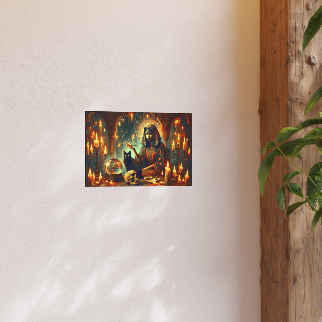 Mystic Cat Satin and Archival Matte Poster