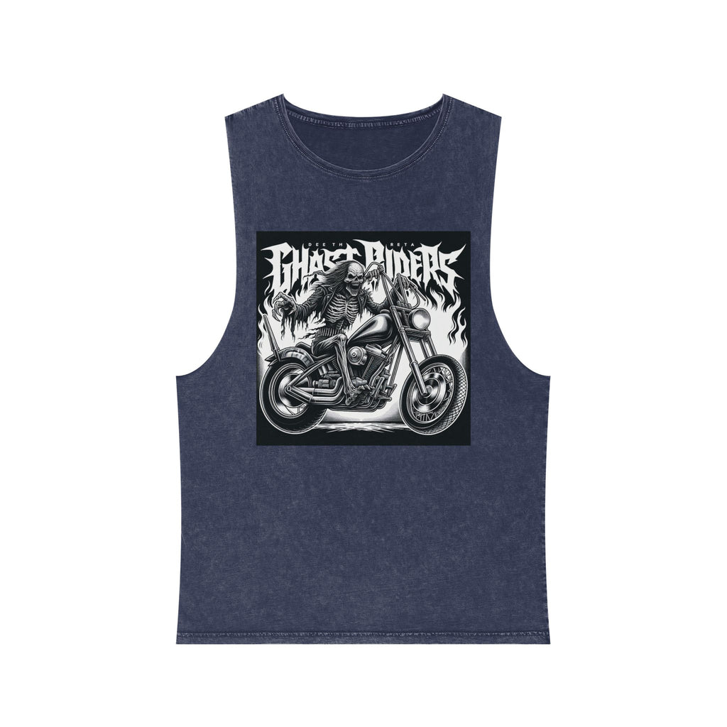 Ghost Riders Unisex Stonewash Tank Top