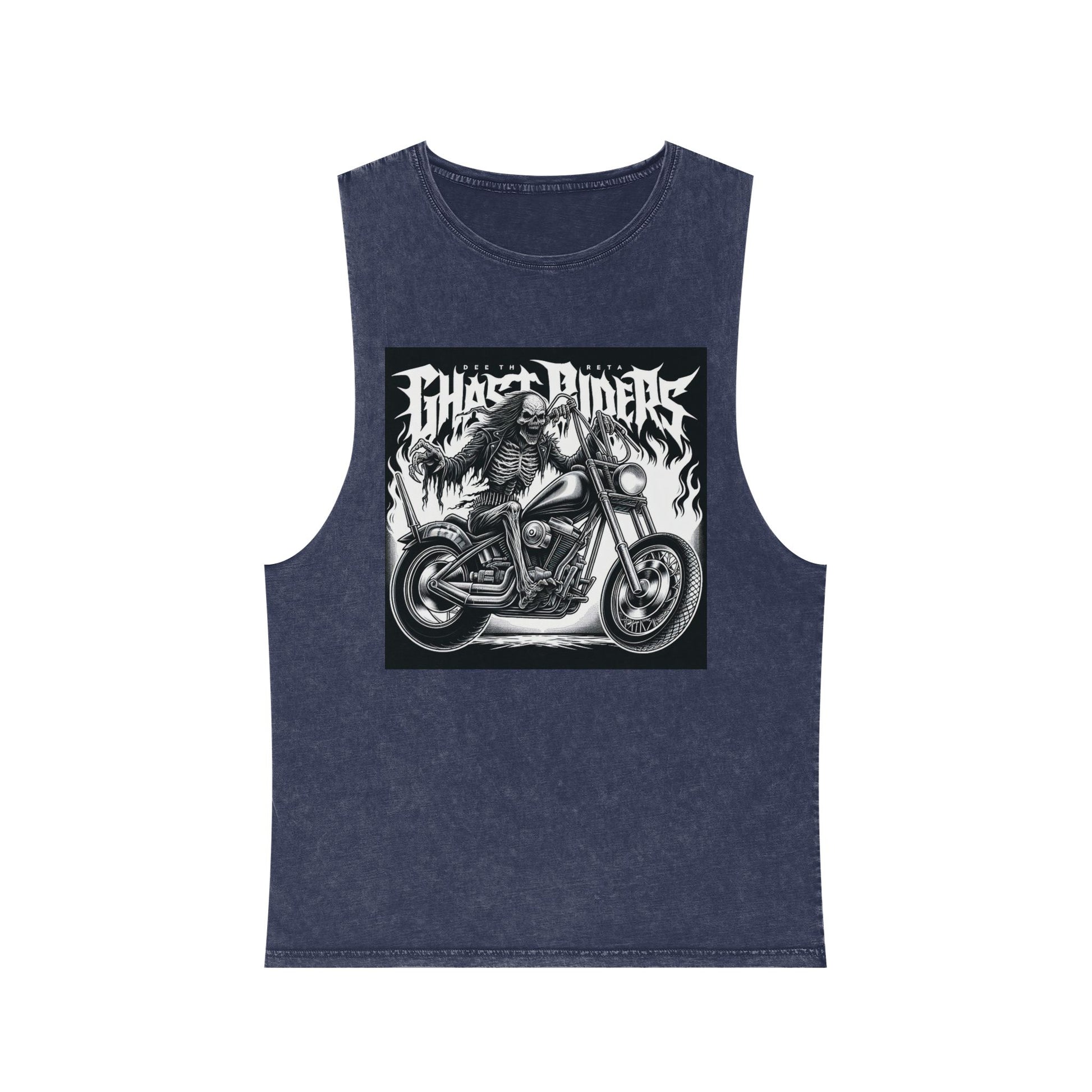 Ghost Riders Unisex Stonewash Tank Top