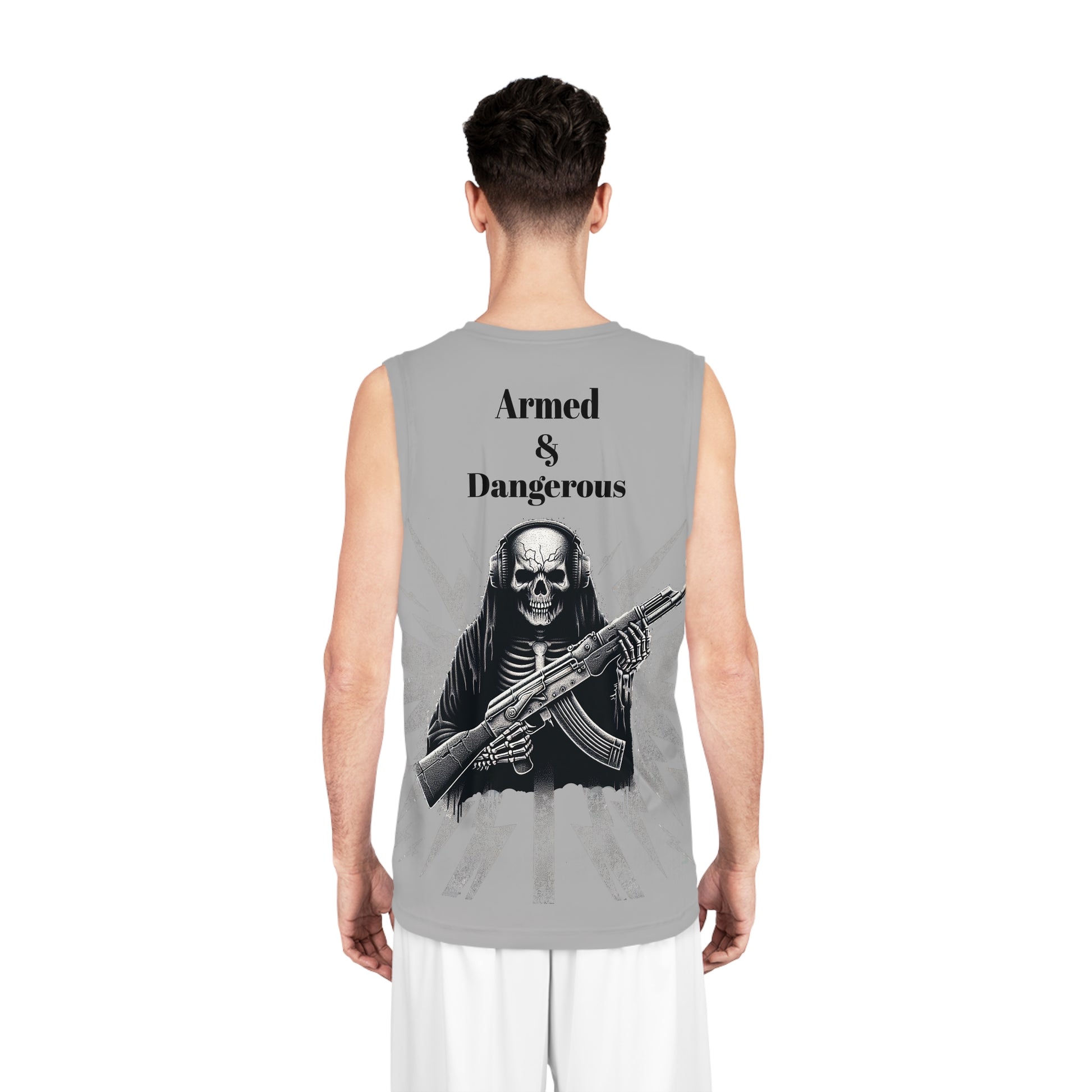 Armed & Dangerous Basketball Jersey (AOP)